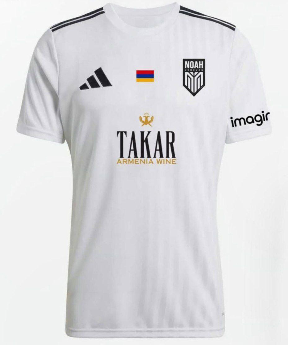 Football T-shirt «Noah» branded, white №2