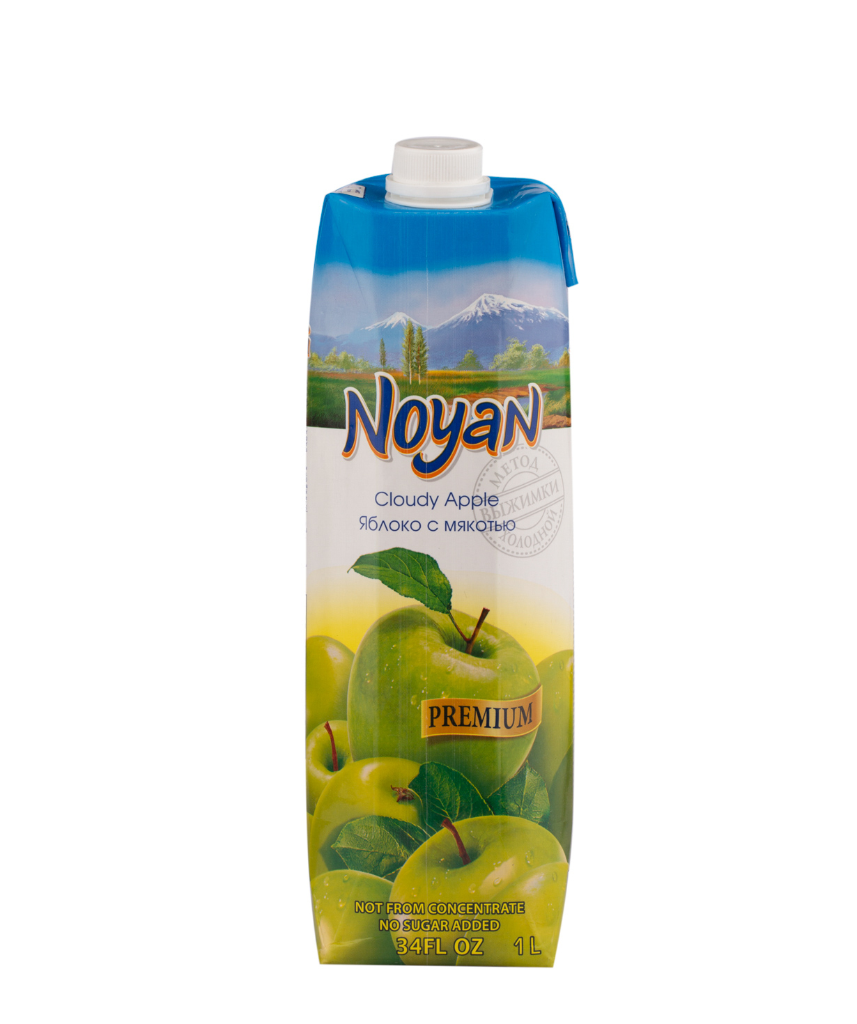 Натуральный сок `Ноян` Яблоко 1л