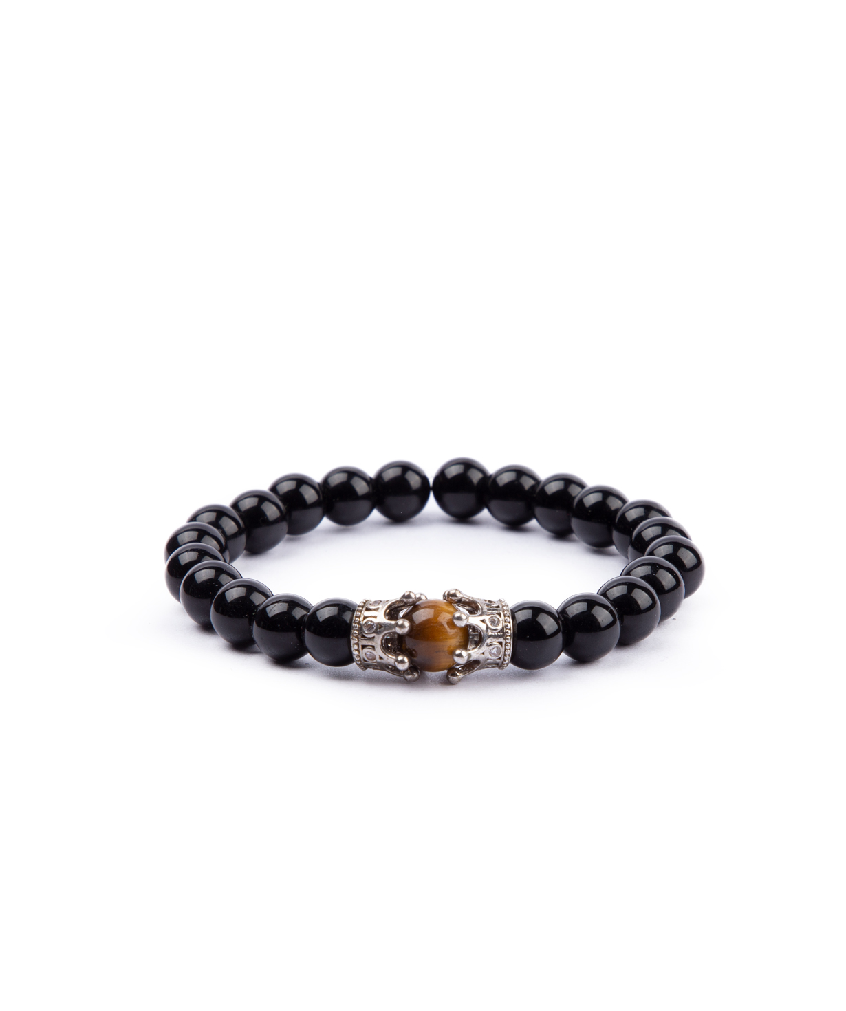 Mens bracelet  with natural stones