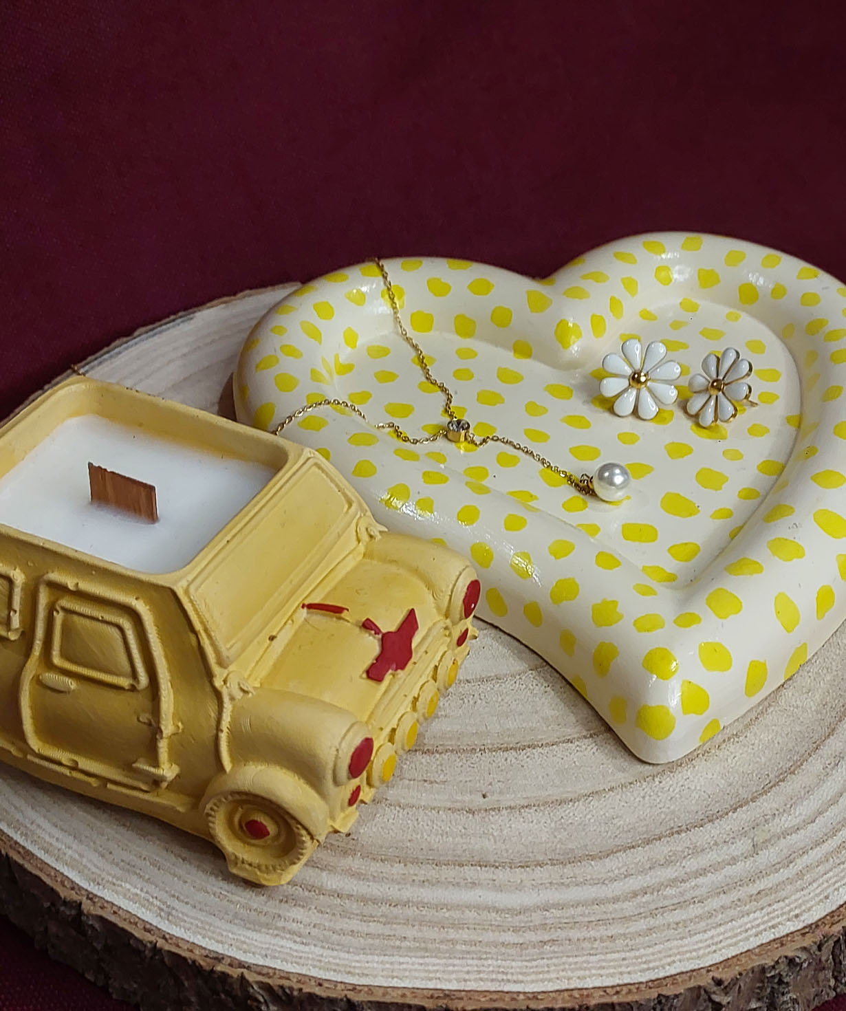 Подарочный набор «Blue Moon» свеча + подставка, ароматизированная