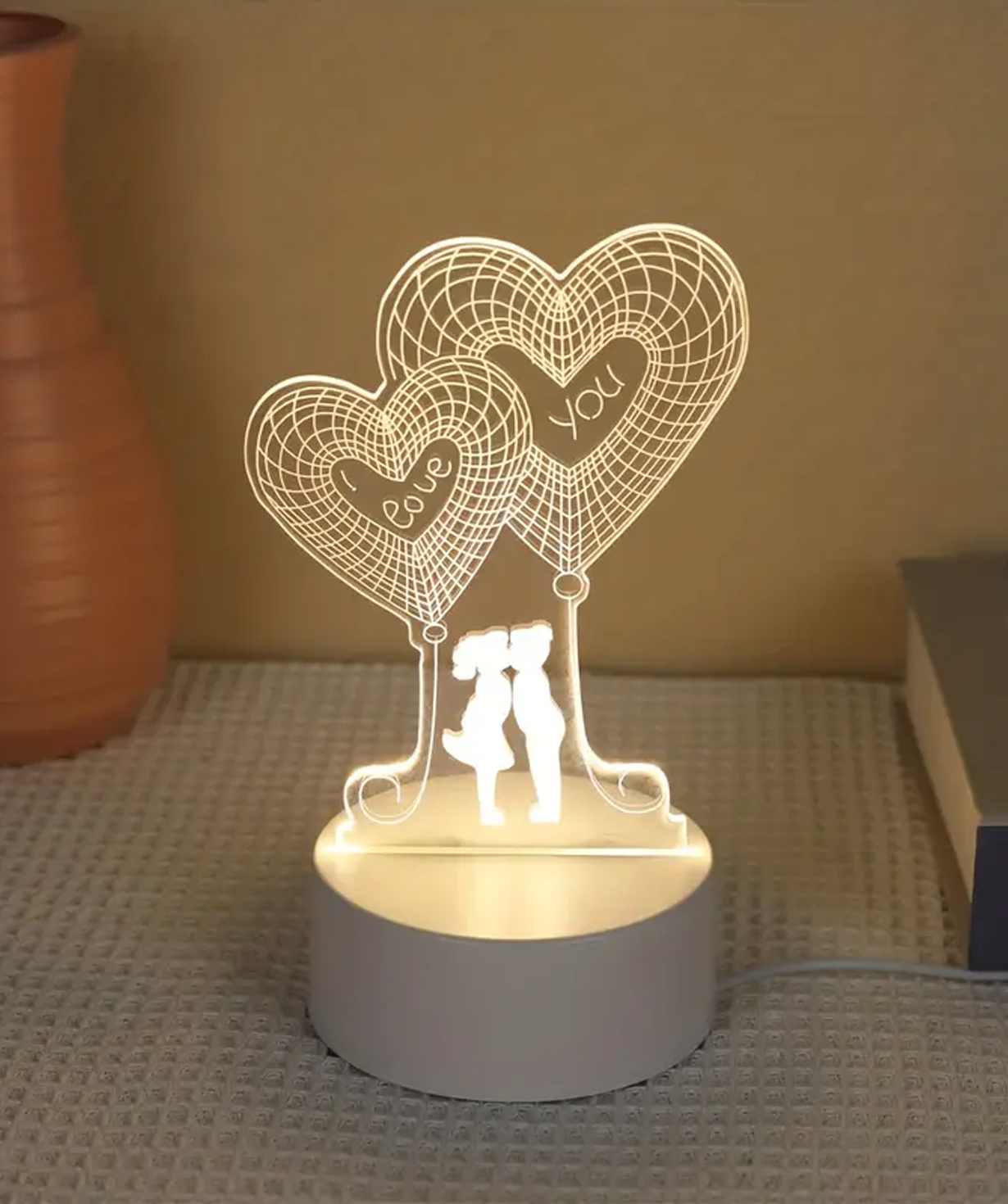 LED Lamp «Gift Store»  I Love You