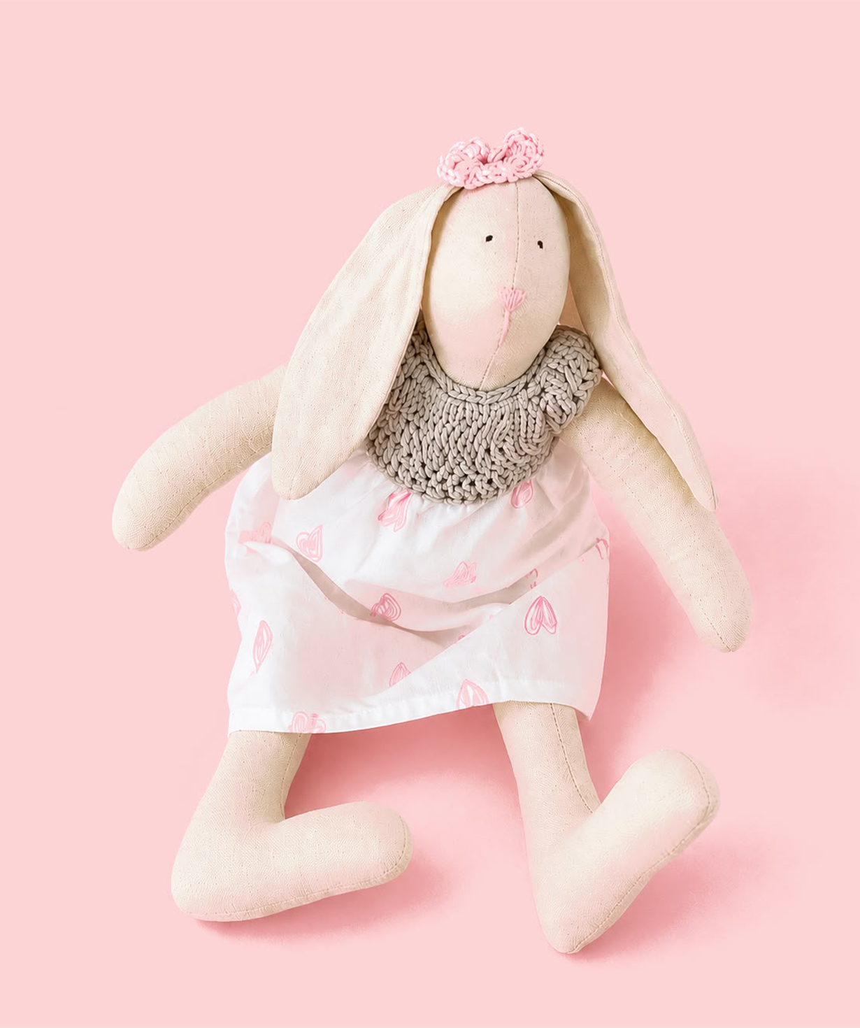 Handmade Bunny, gray