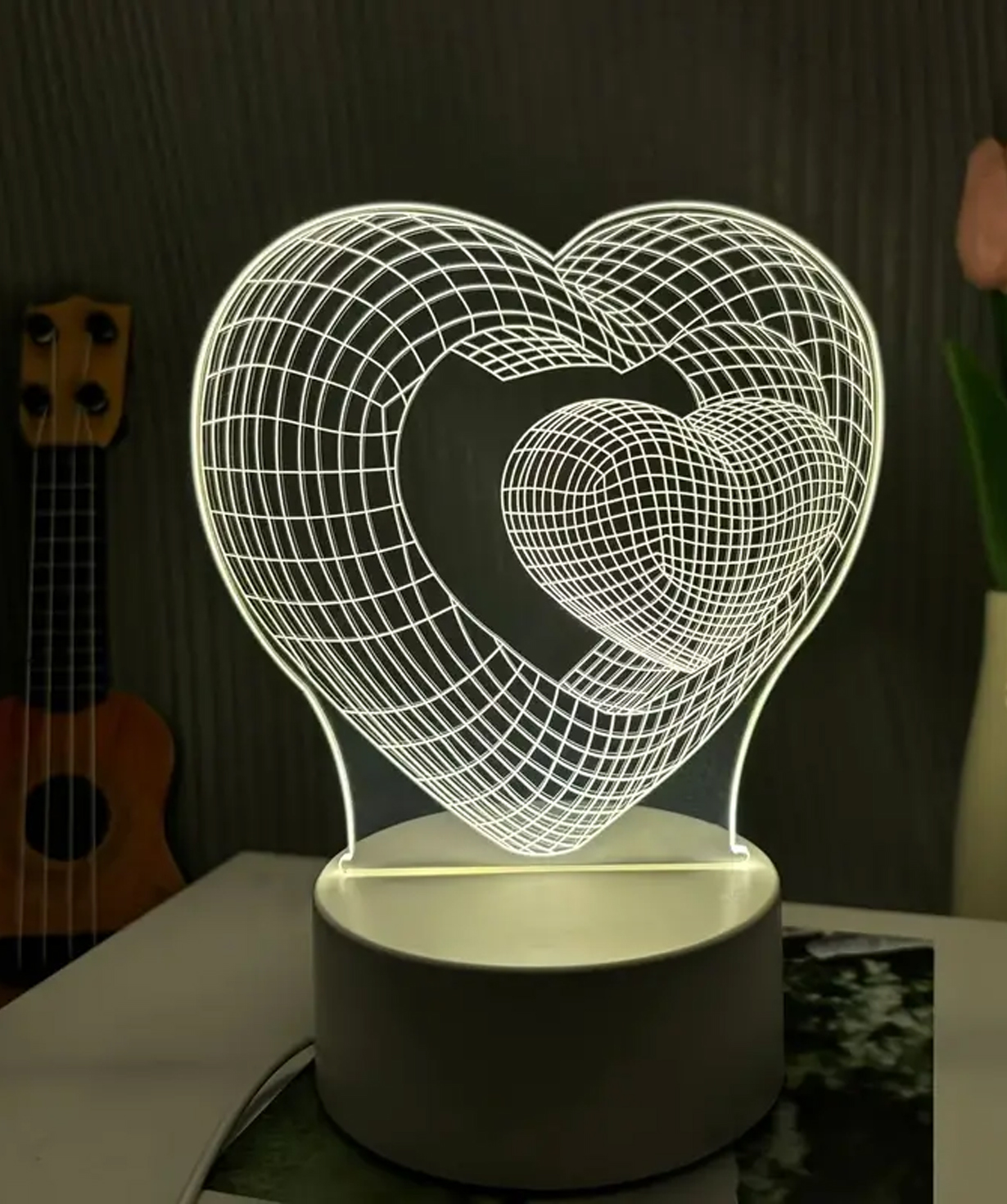 LED Lamp «Gift Store» Heart To Heart