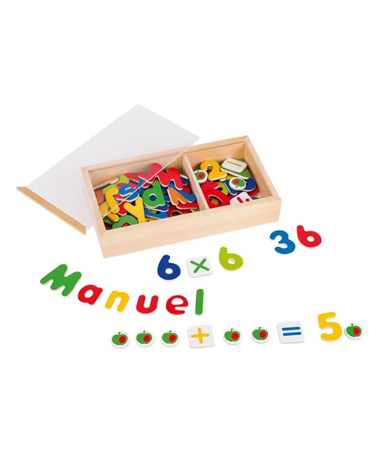 Игрушка `Goki Toys` магнитный алфавит и цифры