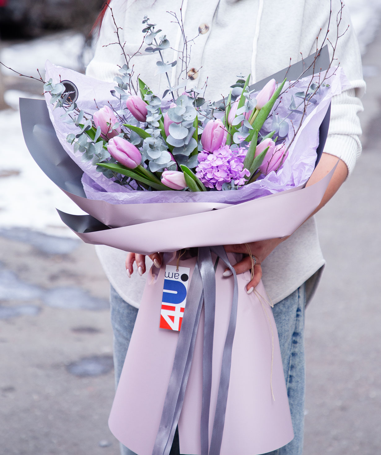 Bouquet «Liosia» with tulips