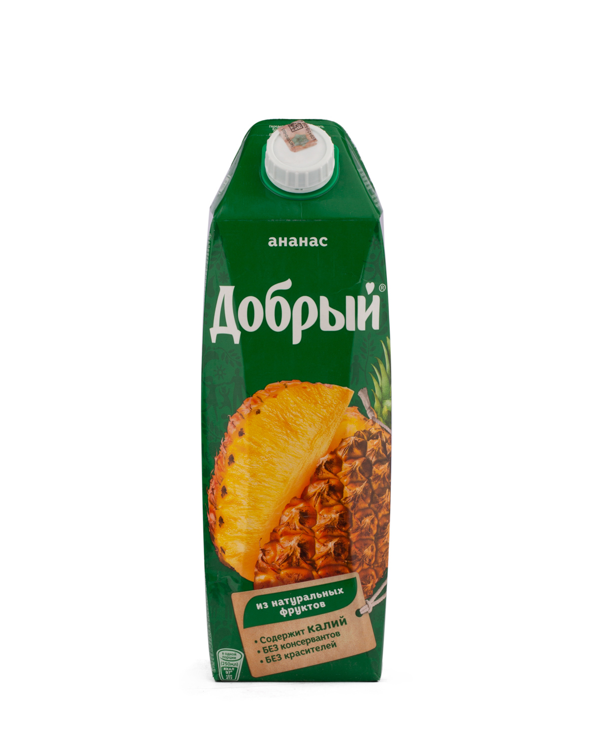 Natural juice `Good` Pineapple 1 liter