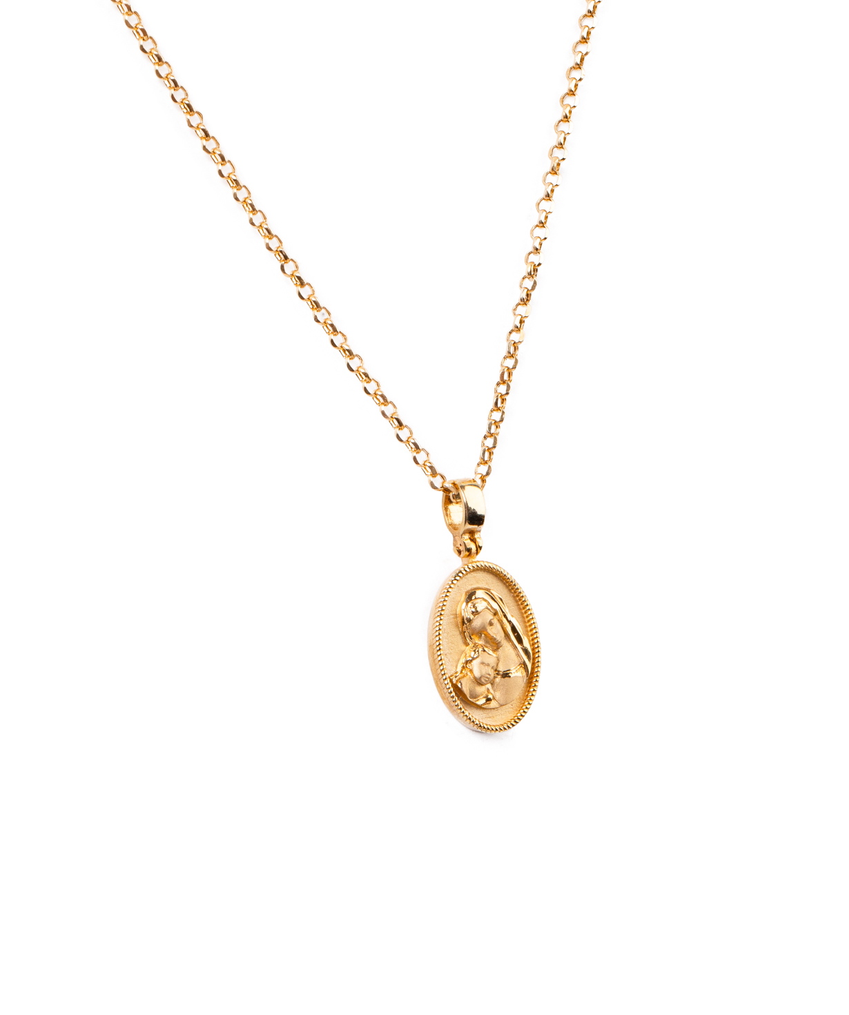 Pendant ''Less is more'' gold №123