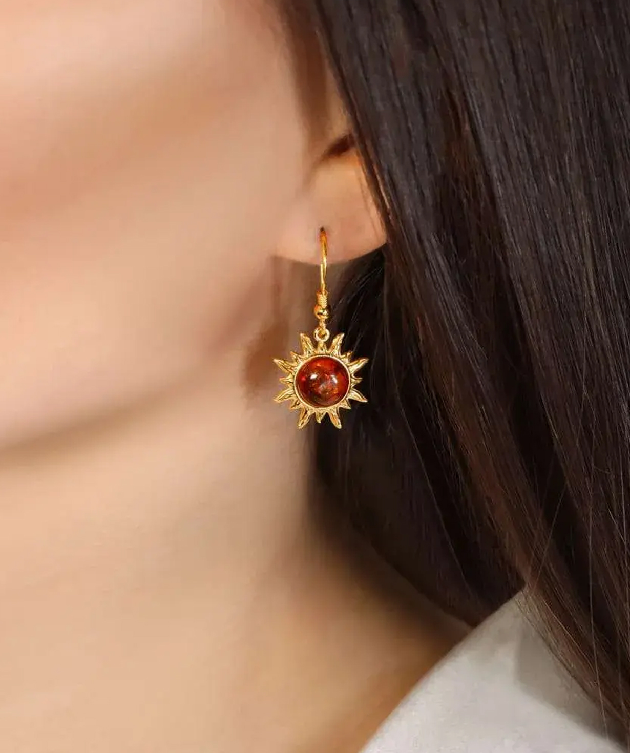 Արծաթյա ականջօղեր «SiaMoods» SE841GP