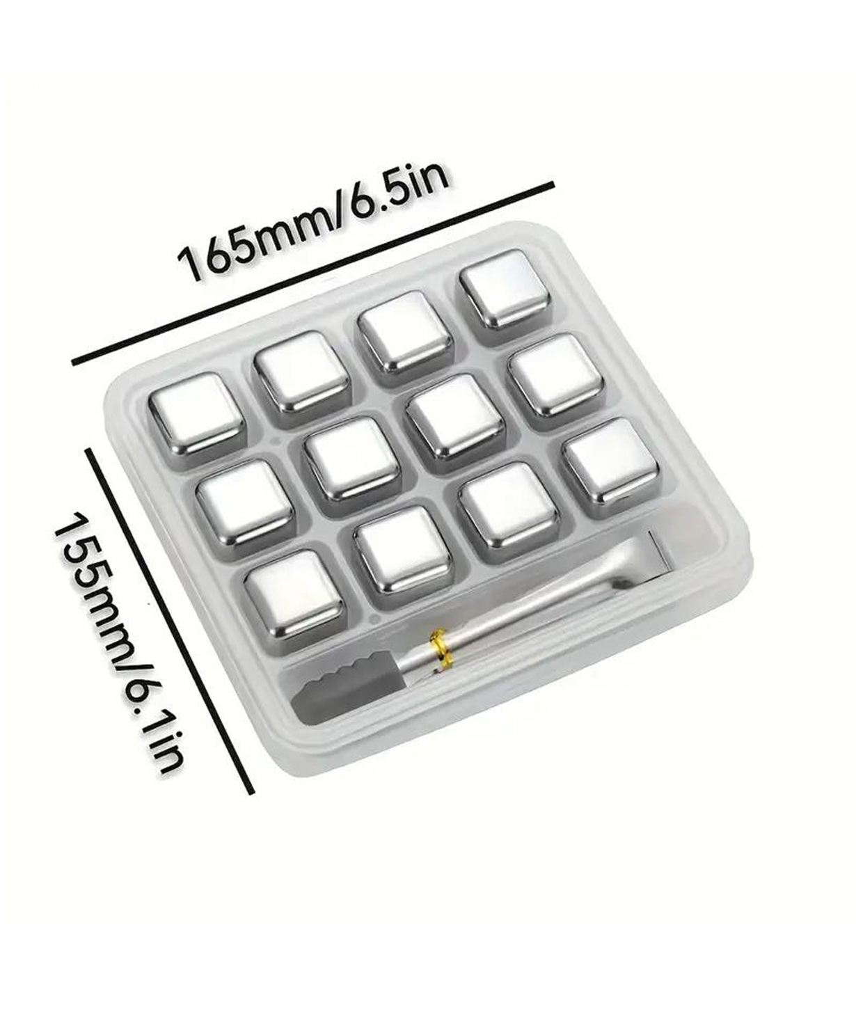 Whiskey cooling stones «Creative Gifts» 12 pcs №81