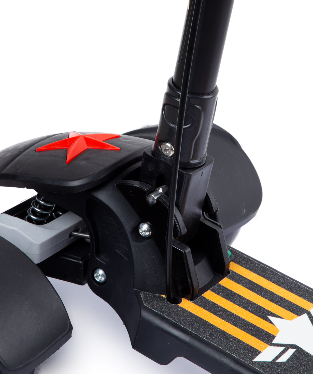 Скутер PE-15081 со световым эффектом, маской и ручным тормозом