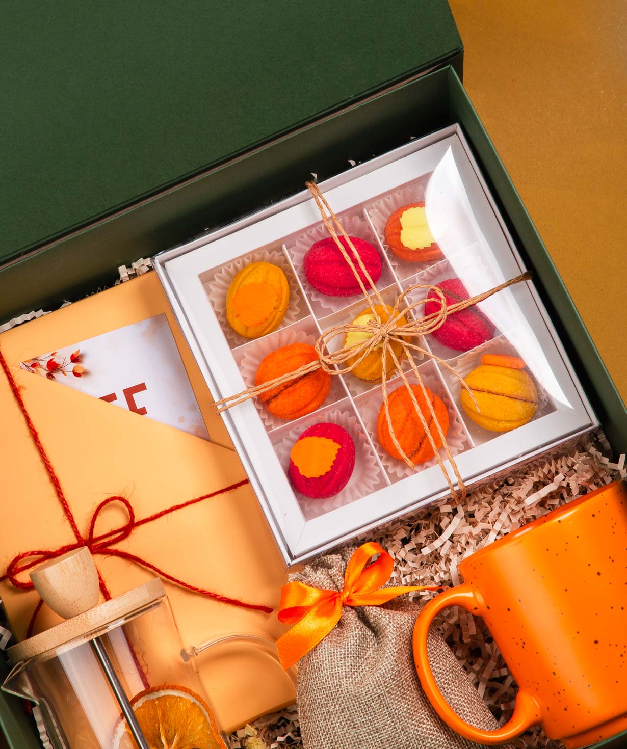 Подарочная коробка «THE BOX» осенний №531