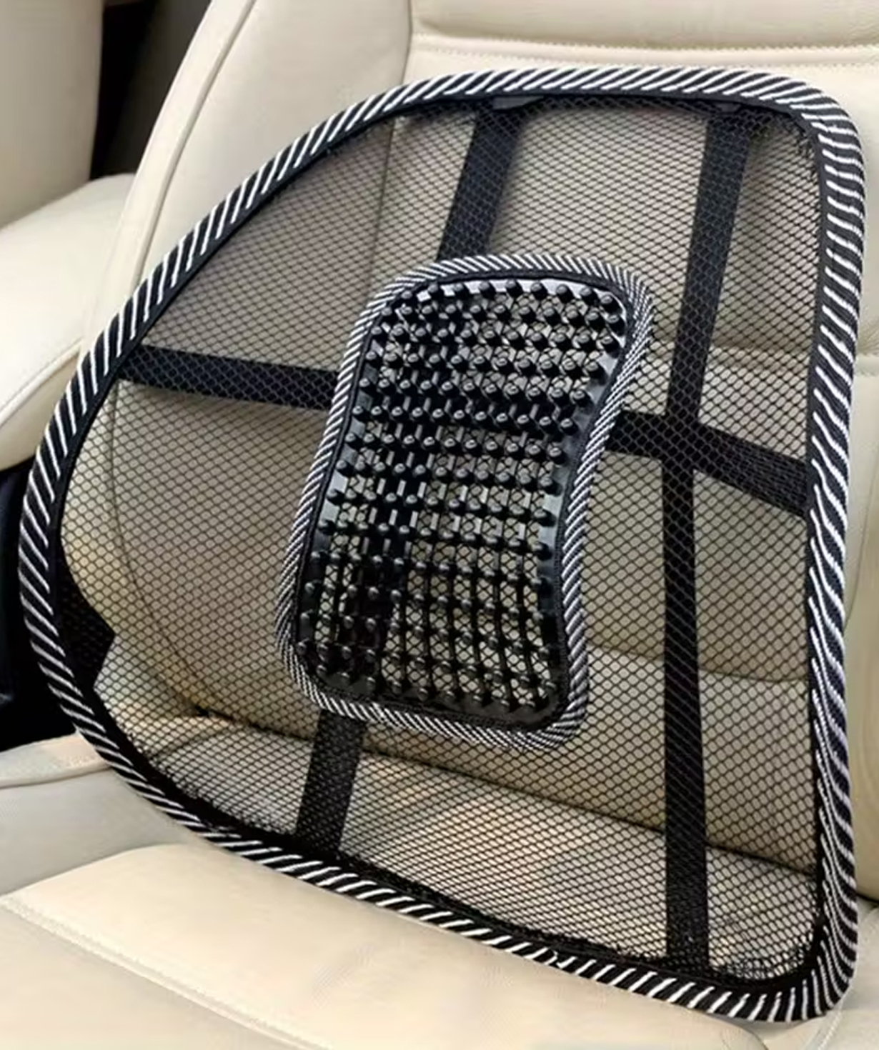 Breathable orthopedic lumbar support for car and chair №386