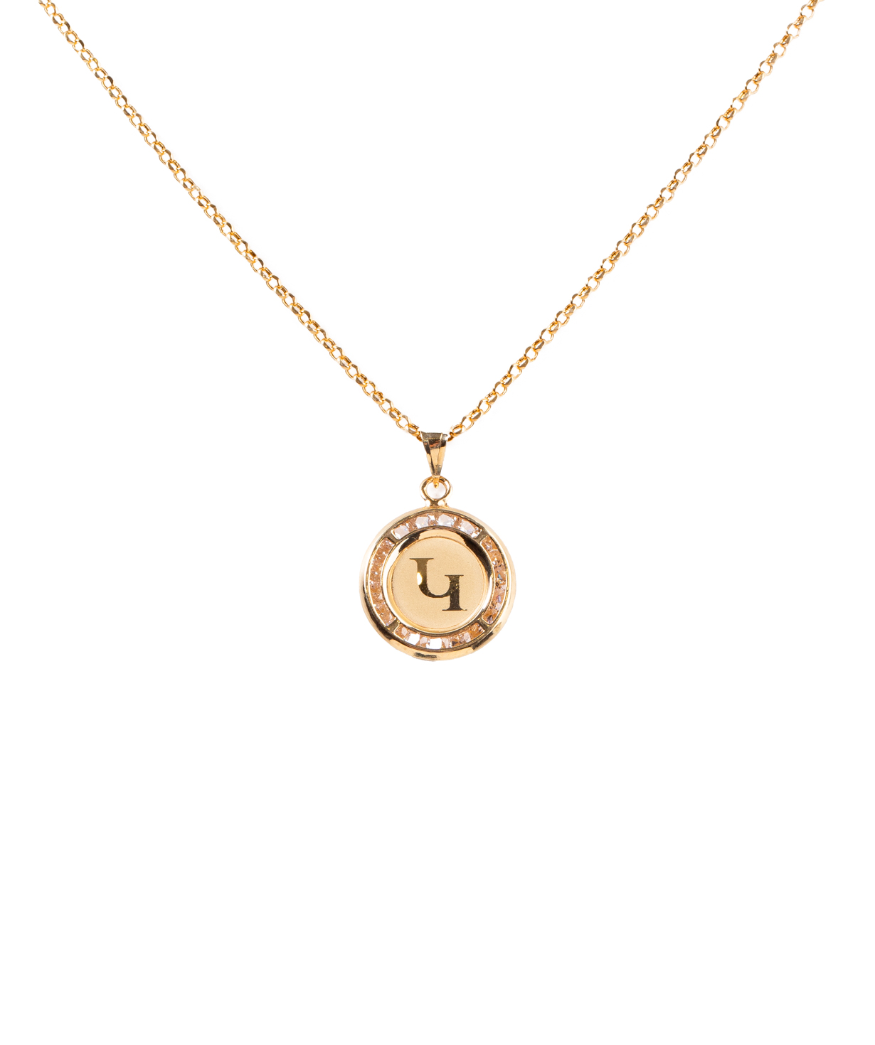 Pendant ''Less is more'' gold №113