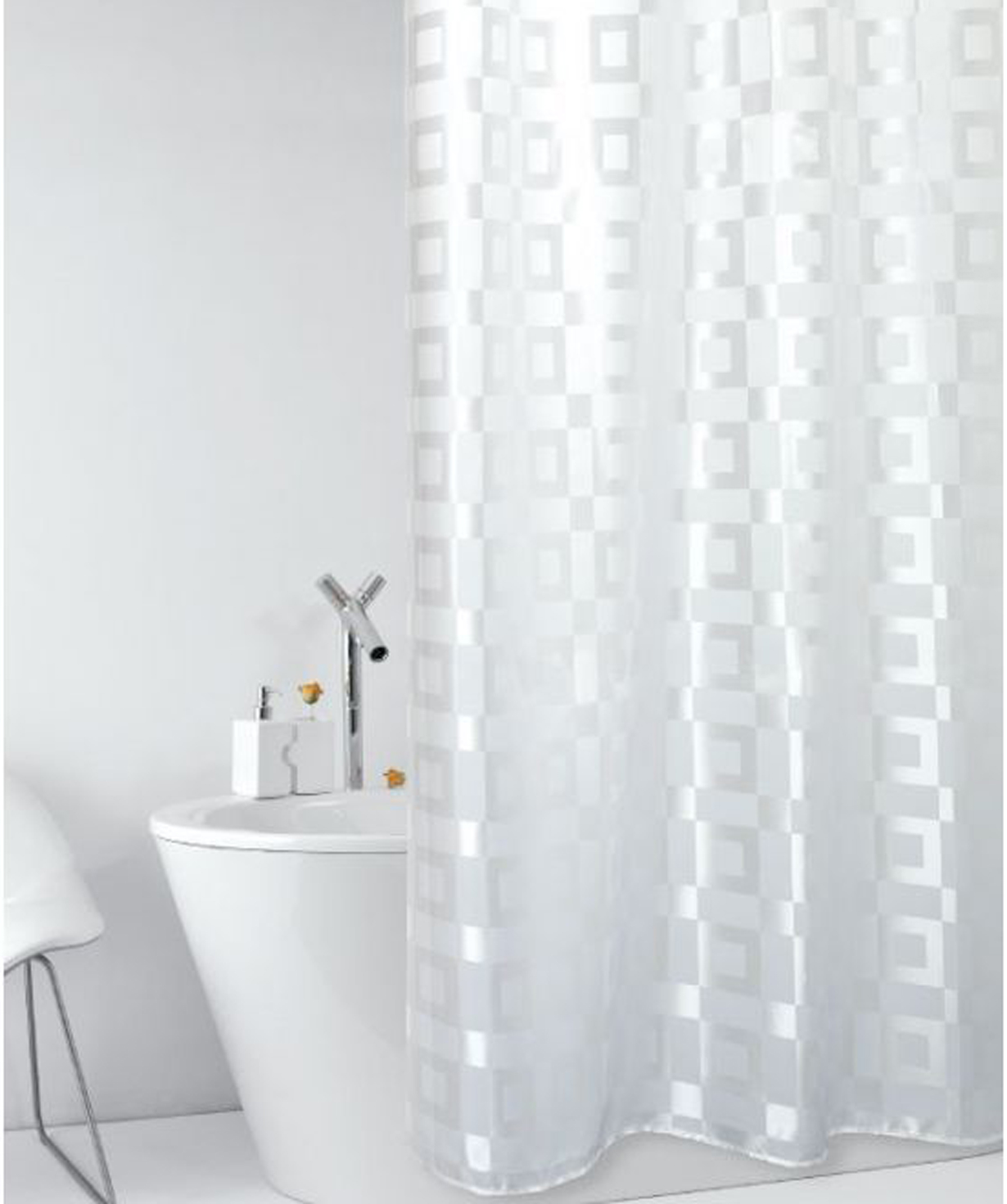 Shower curtain `Dama White`