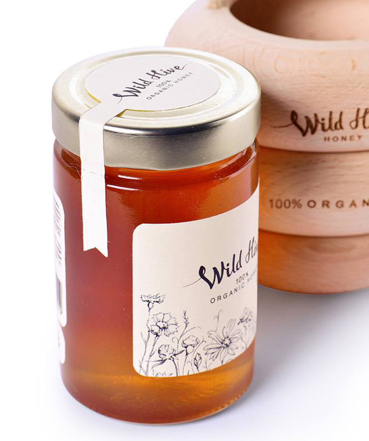 Mед `Wild Hive` 100% органический  430г
