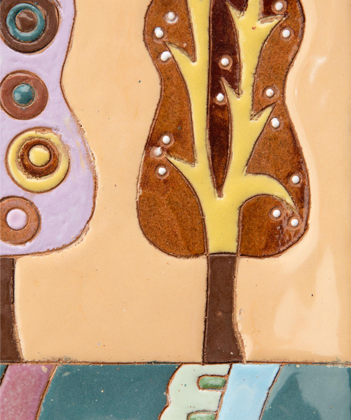 Ափսե «Nuard Ceramics» Ծառեր, աղանդերի №1