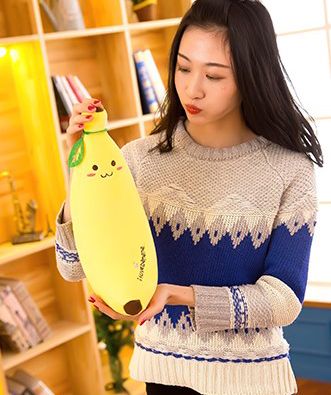 Мягкая игрушка Банан, 35 см