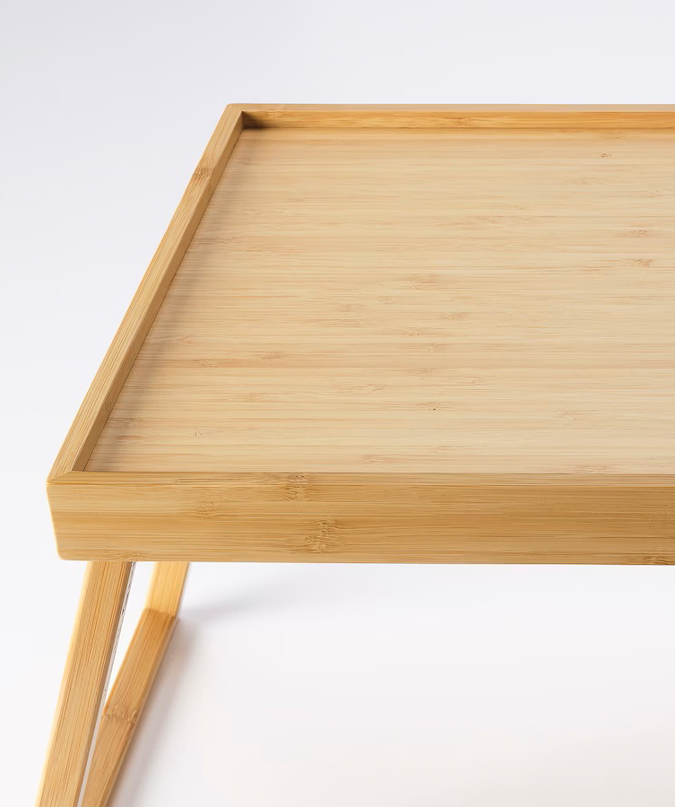 Бамбуковый столик для кровати