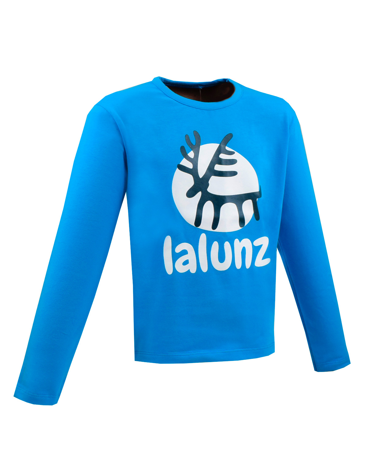 T-shirt   `Lalunz`  blue, long sleeve