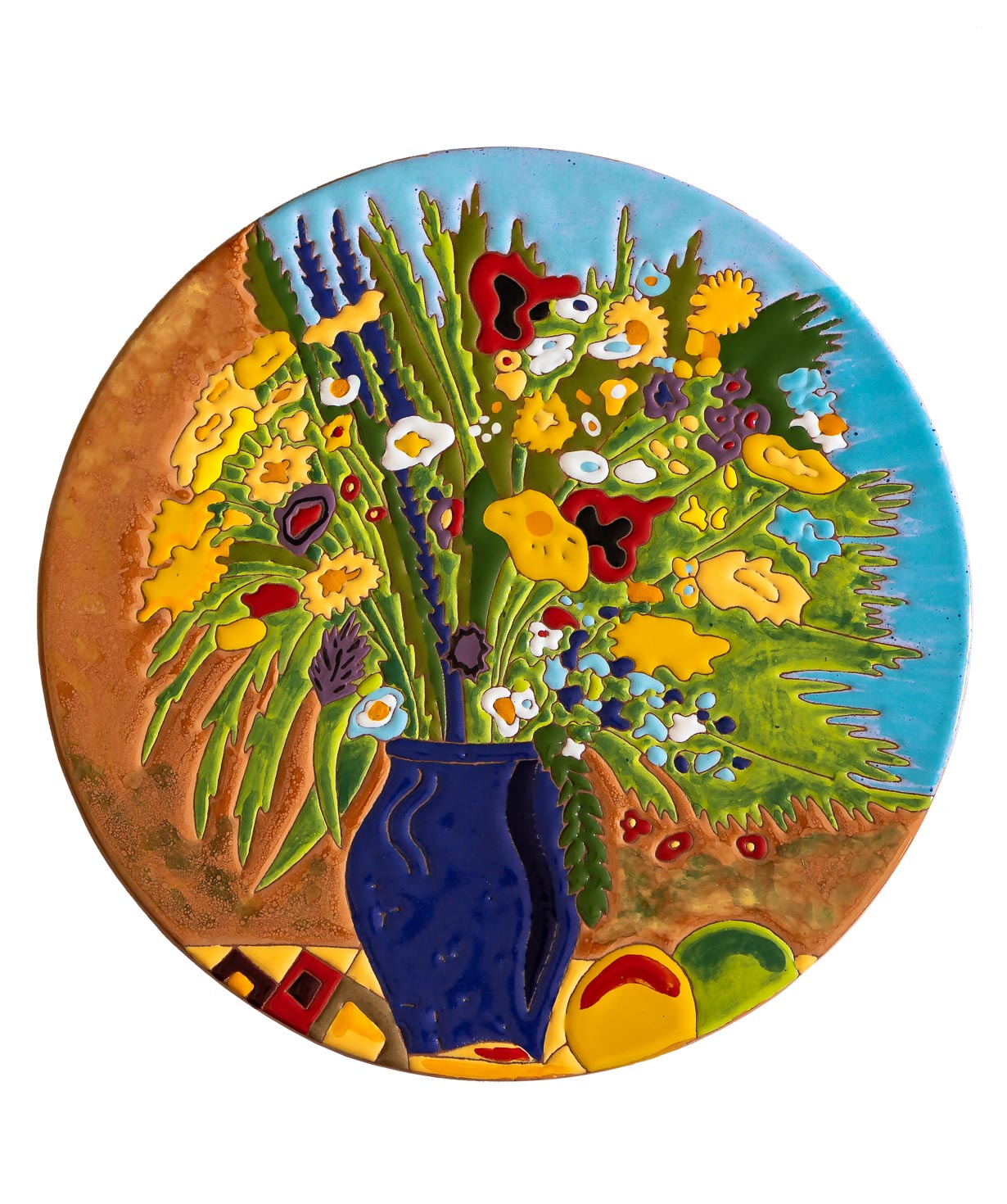 Сырная тарелка `ManeTiles` декоративная, керамическая №43