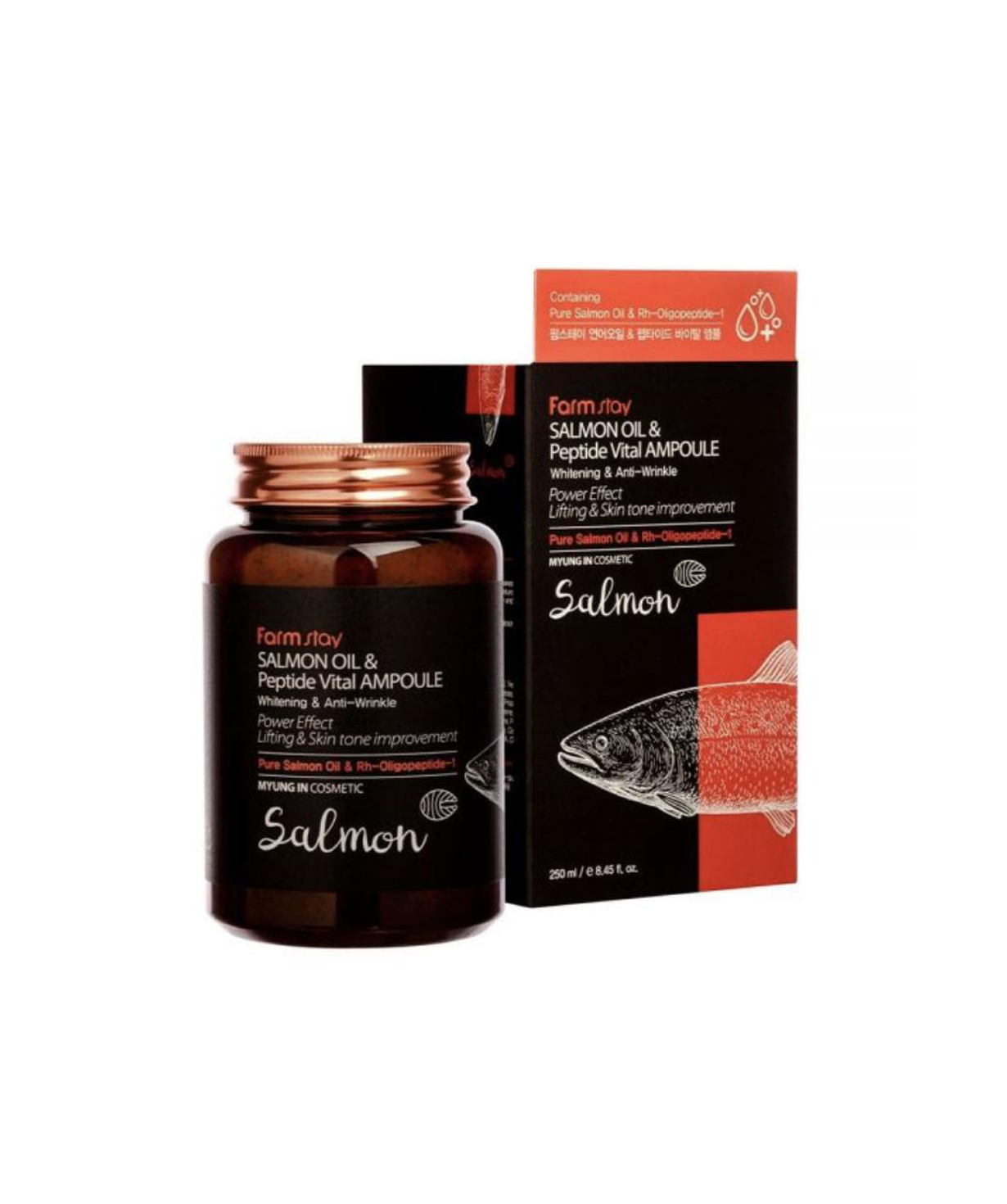 Serum «Farm Stay» Salmon Oil & Peptide Vital, 250 մլ