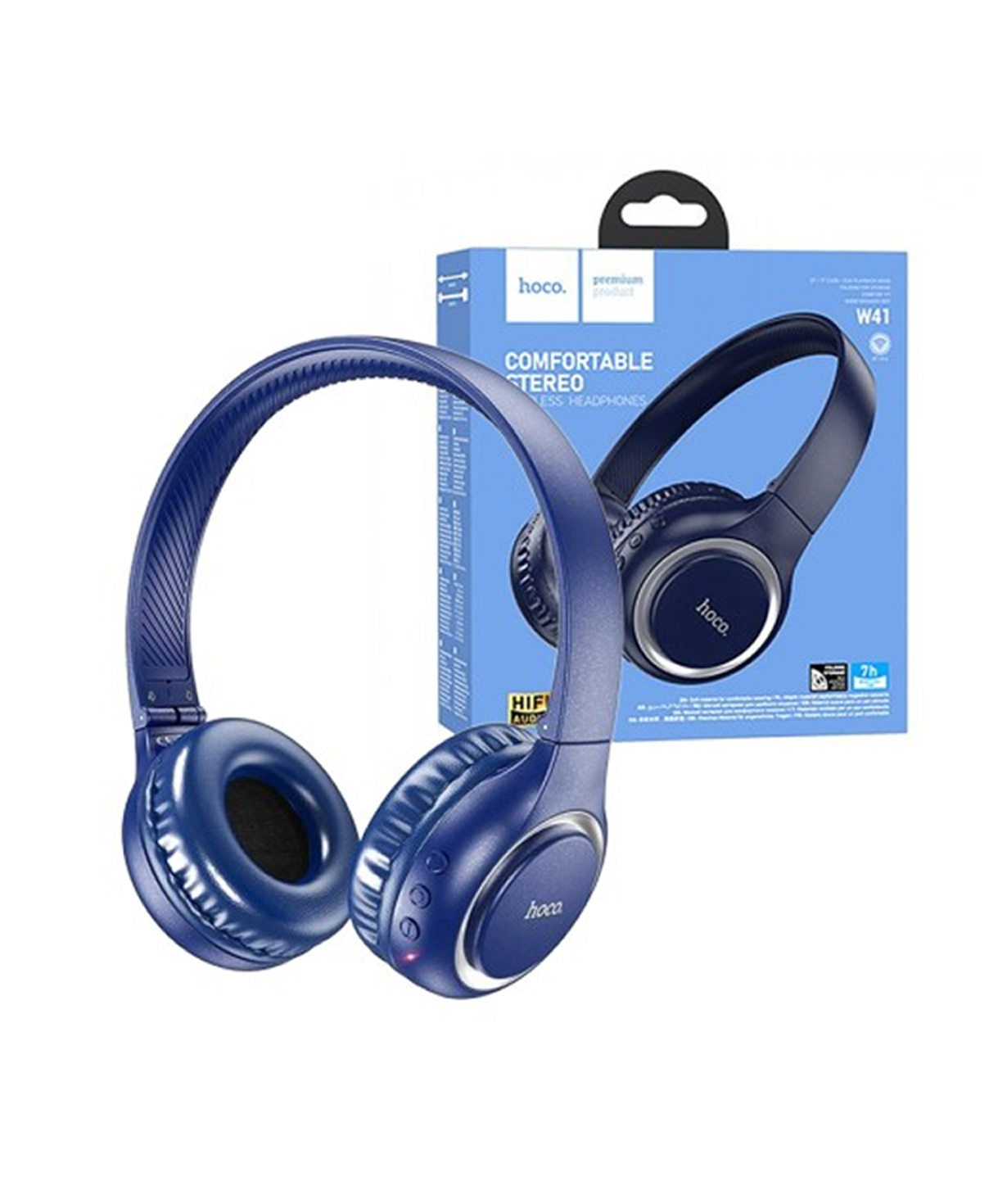 Wireless headphones «Micro-Tech» Hoco  W41 Blue №8