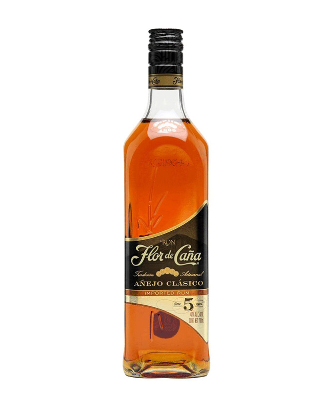 Rum `Flor de Cana` 5 years 0.7 l