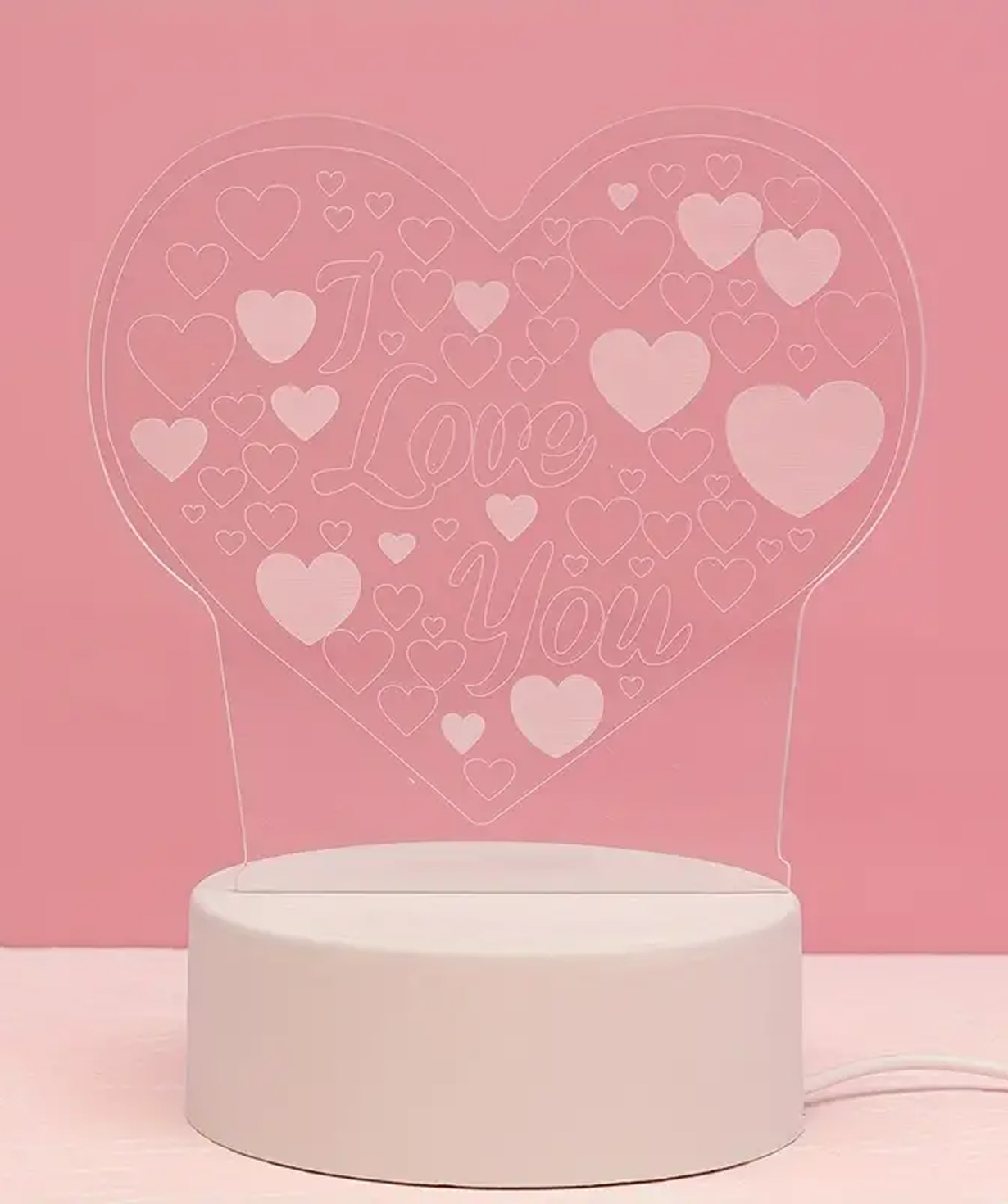 LED Лампа «Gift Store»  I Love You №2
