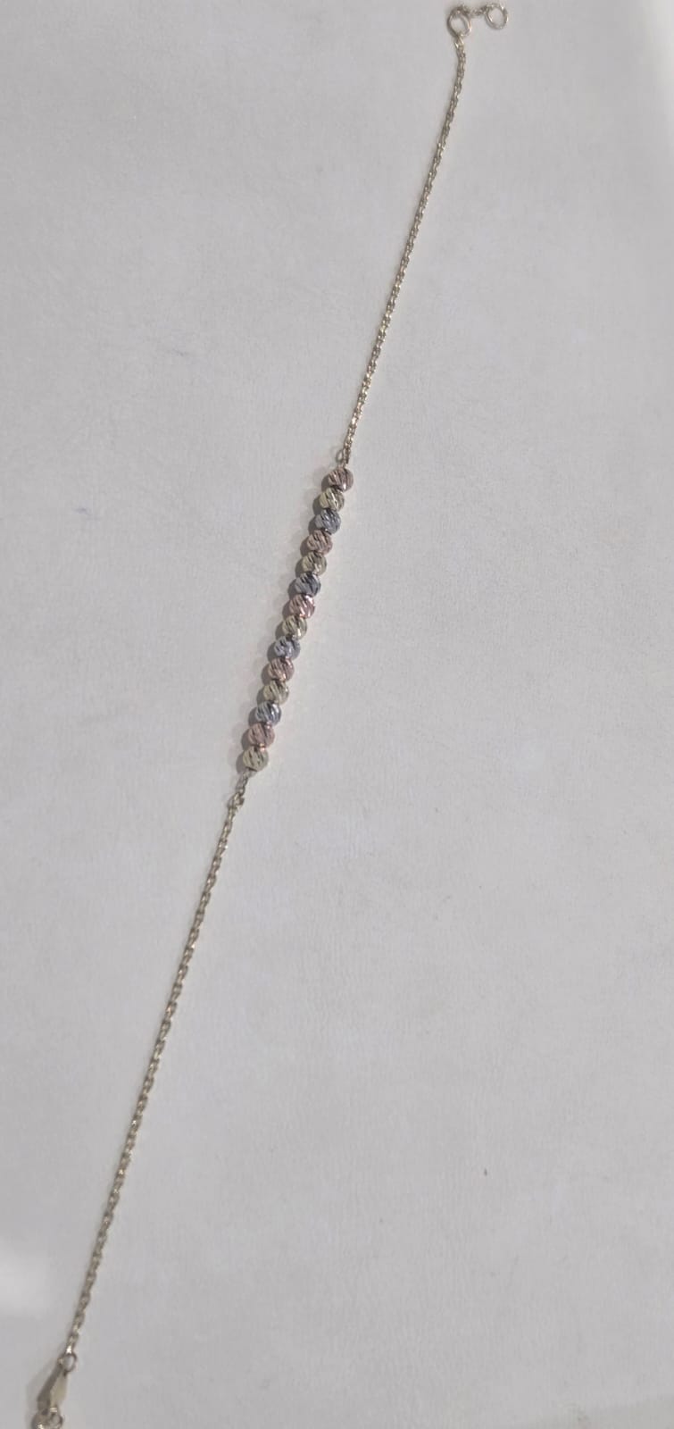 Браслет `Less is more` золотой №145