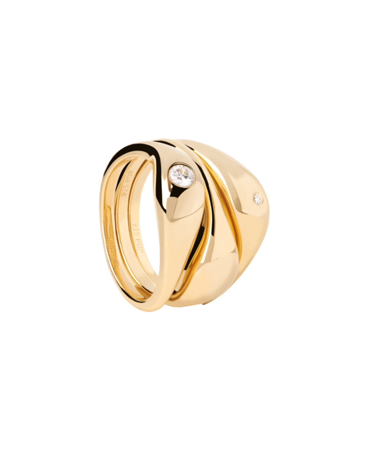 Серебряное кольцо «PDPAOLA» AN01-994-16