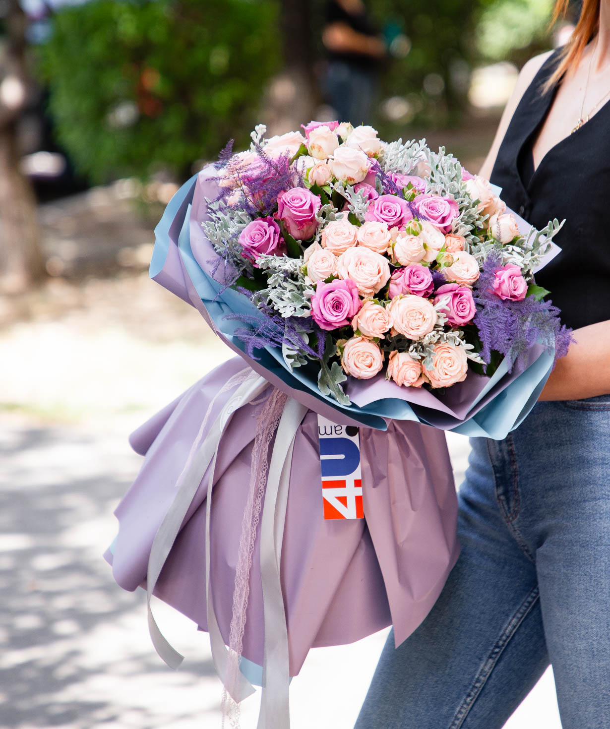 Bouquet «Kasuga» with roses