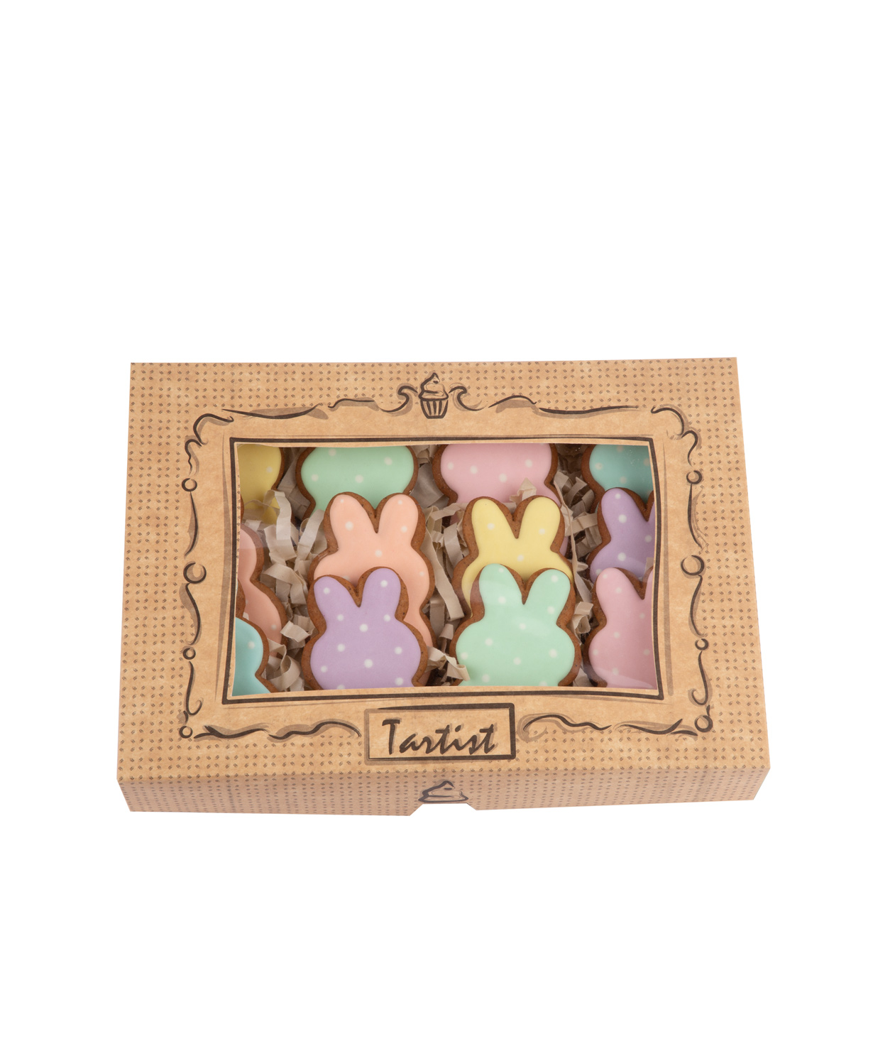 Cookies ''Tartist'' Easter bunnies
