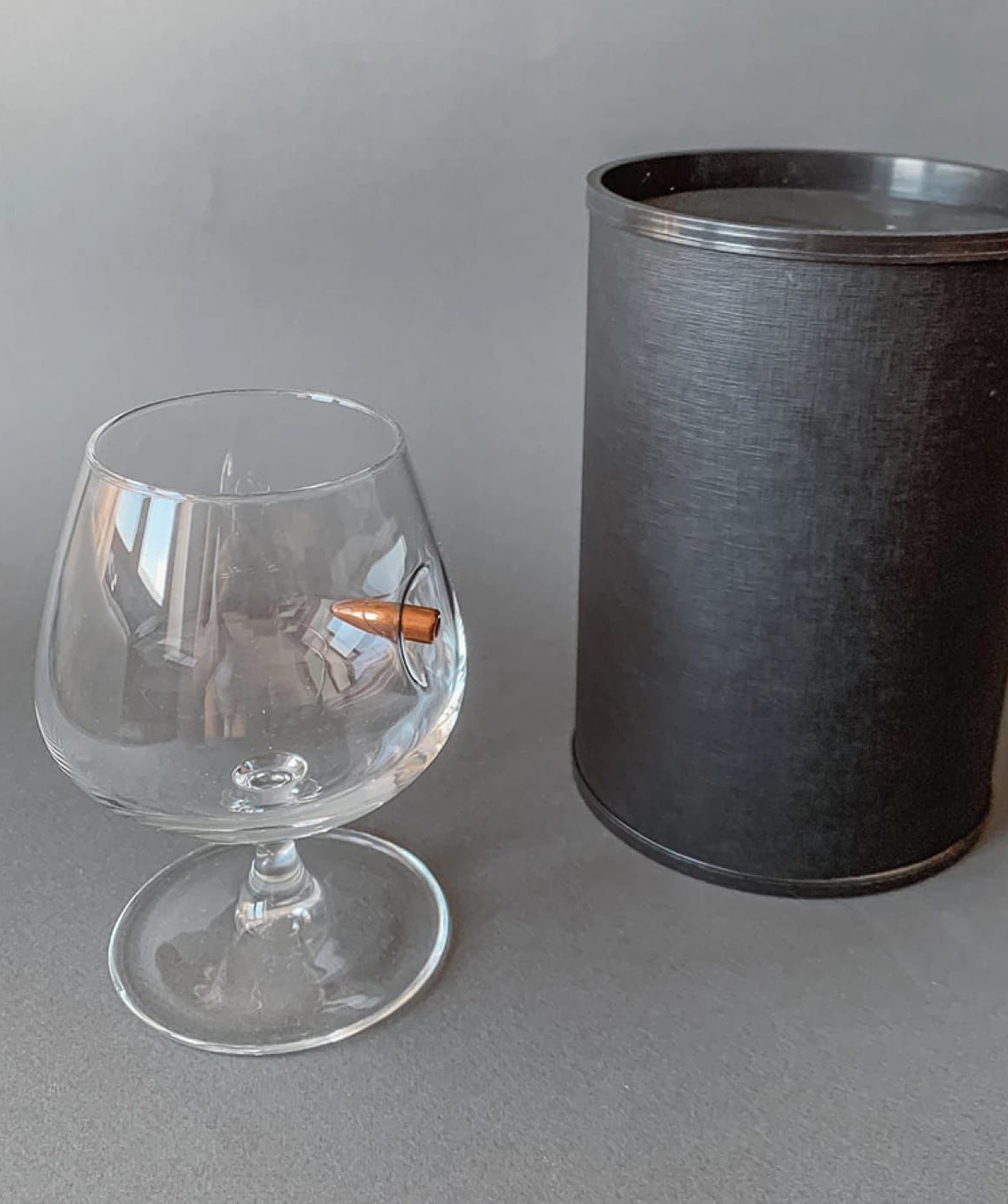 Glass «Creative Gifts» with a bullet, 410 ml