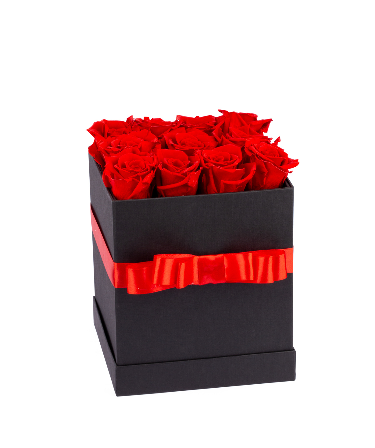 Arrangement `EM Flowers` with red eternal roses