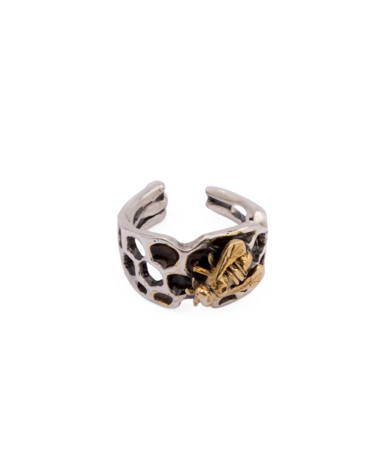 Ring `Kara Silver` hive