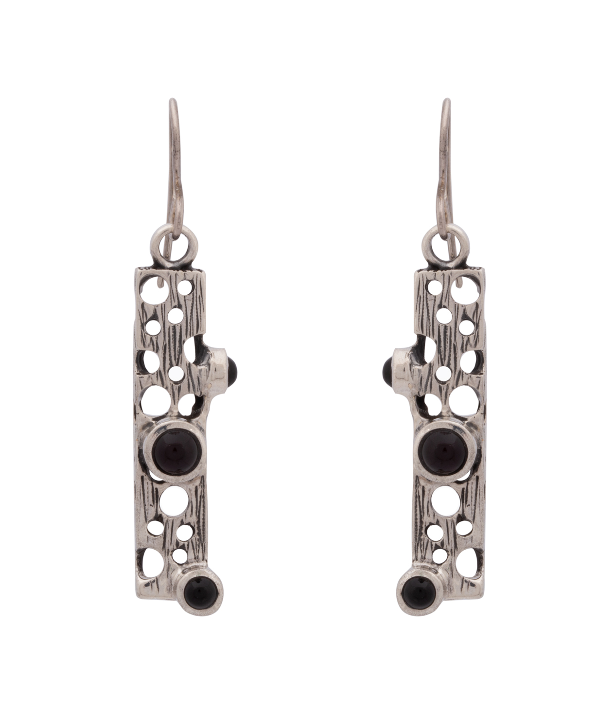 Earrings `Kara Silver` modern