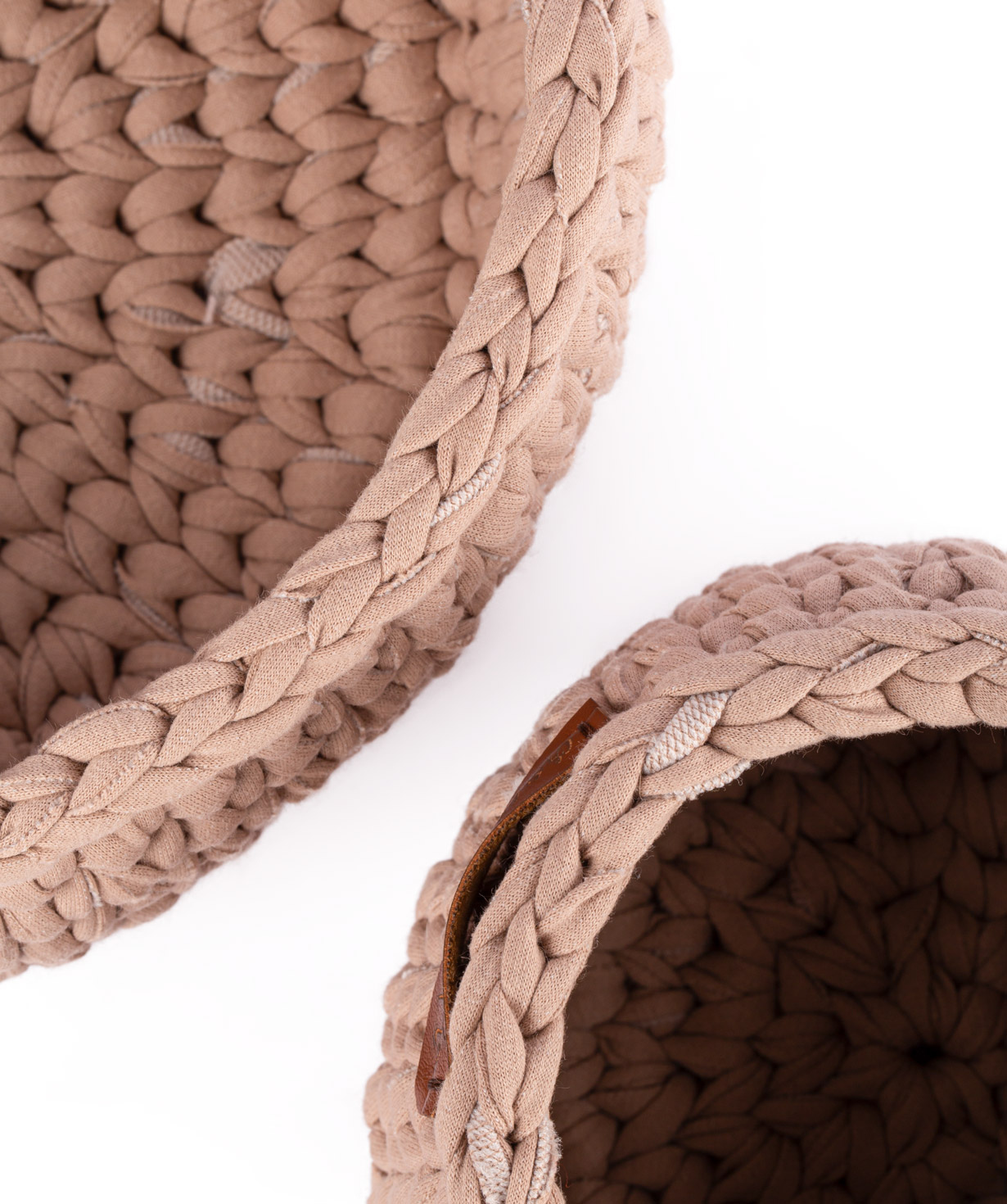 Collection `Ro Handmade` of handmade cotton baskets №2