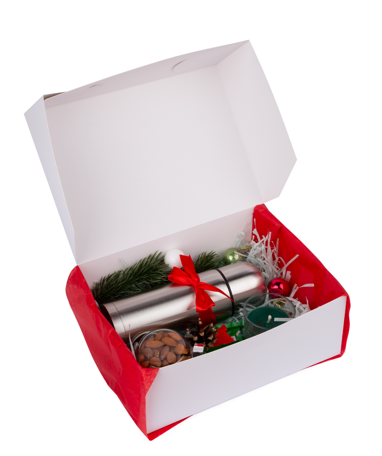 Подарочная коробка `THE BOX` Рождественская №110