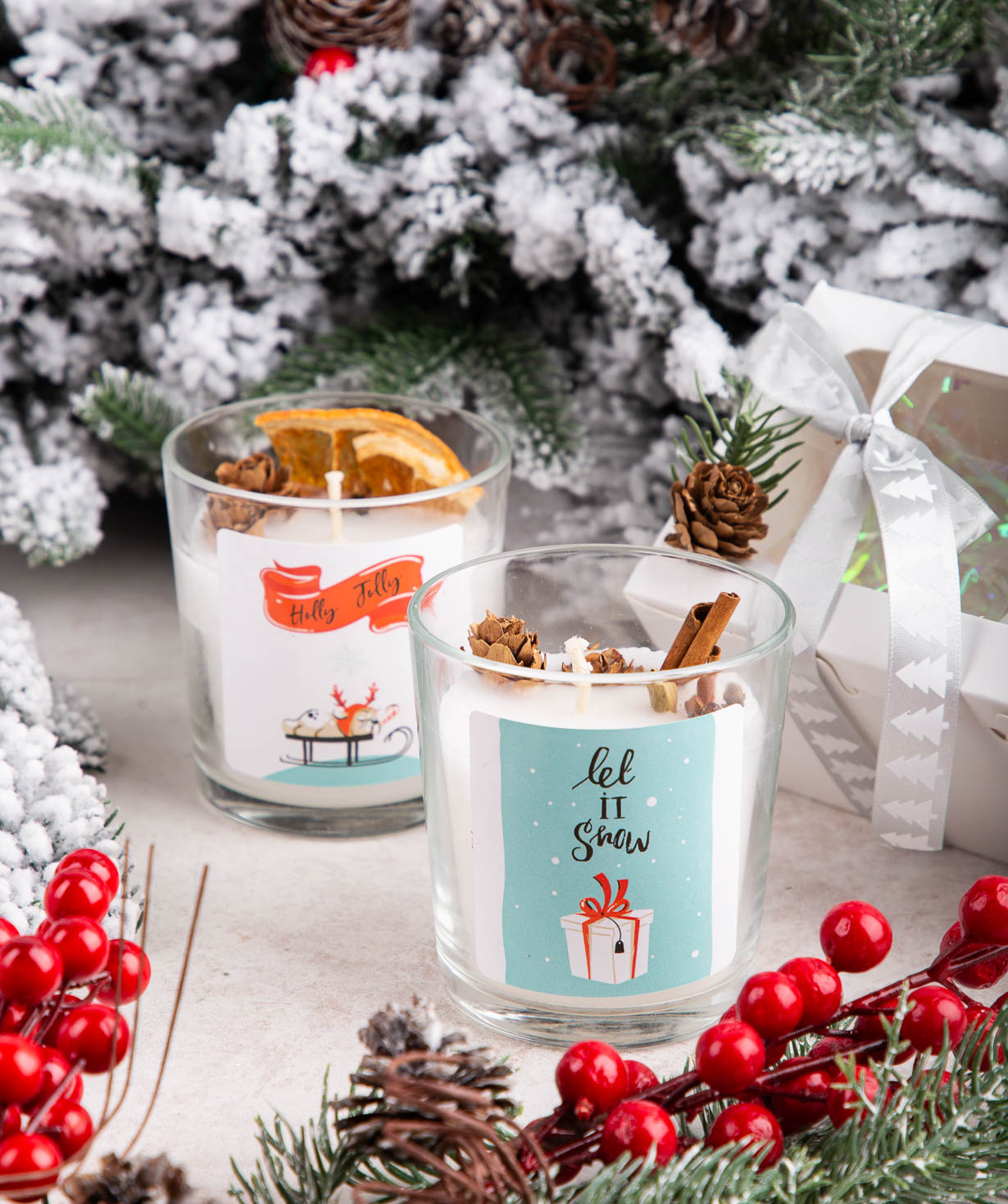 Christmas candles' set ''Ochaar'' №2