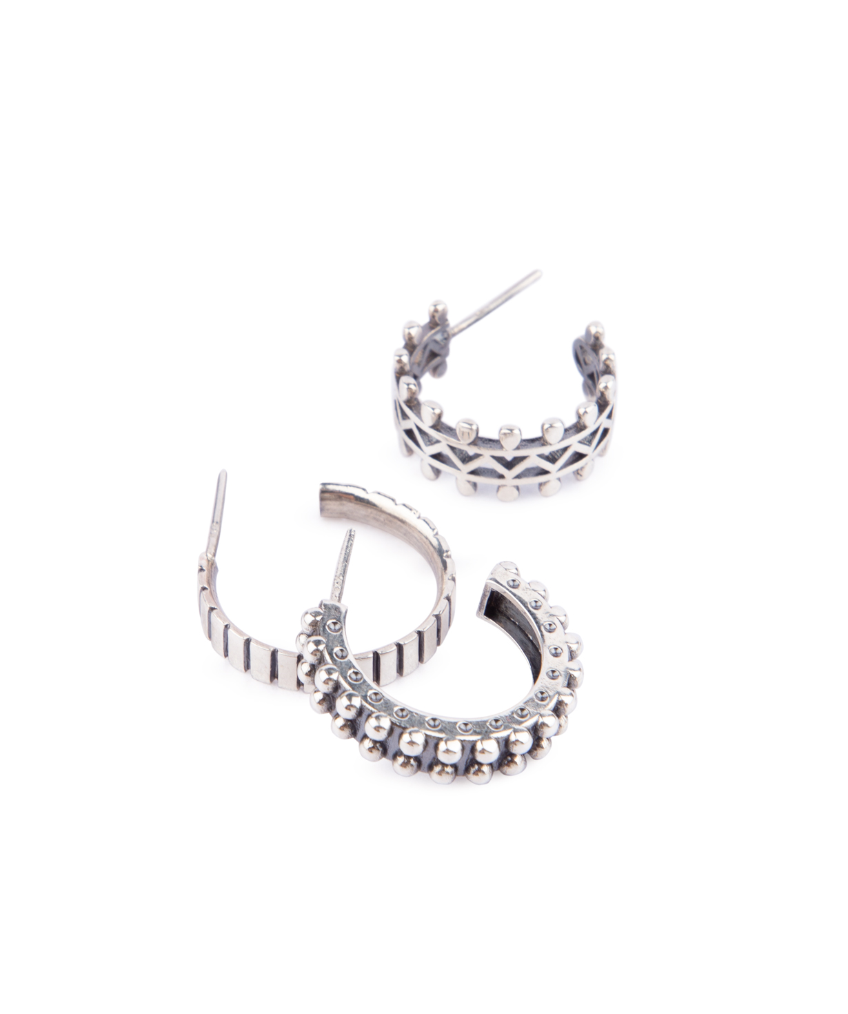 Earrings «Tamama» silver №3
