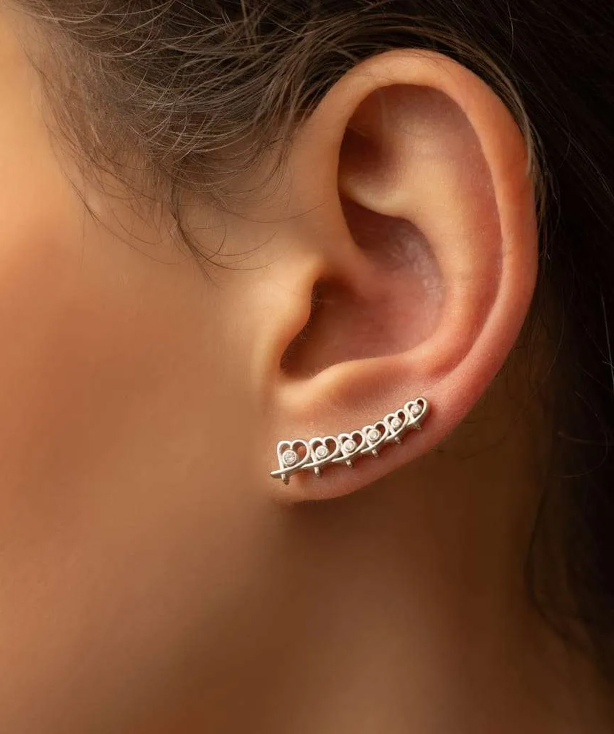 Серебряные серьга «SiaMoods» SE756