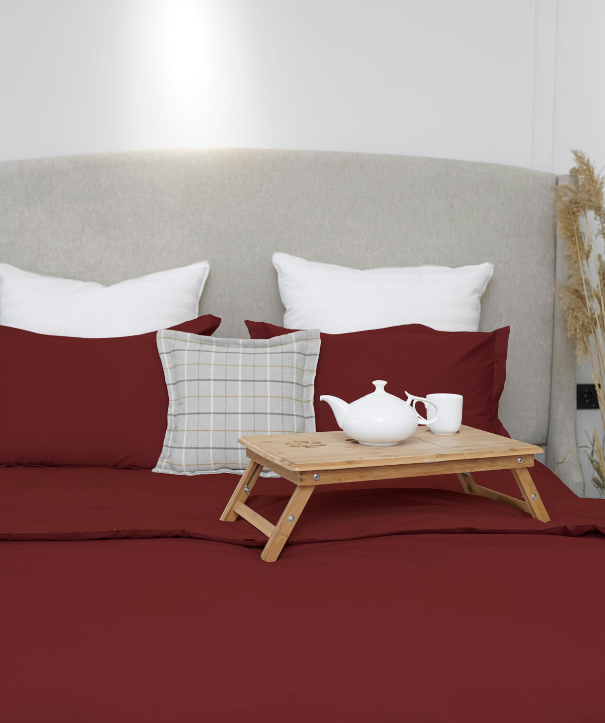 Bedding set «Jasmine Home» 1.5 size, red