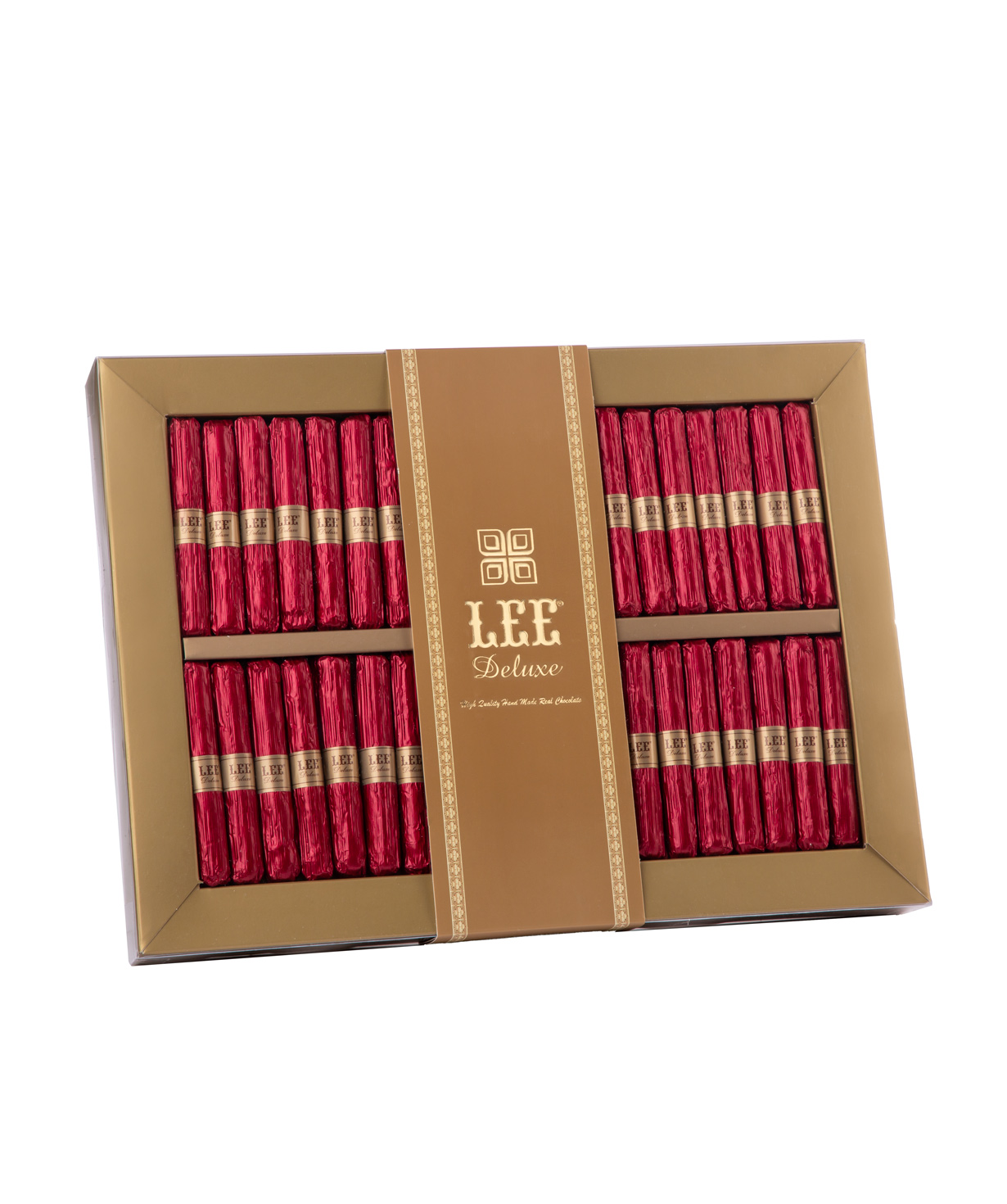 Коллекция `Lee Deluxe` шоколадных конфет, красные 430 гр