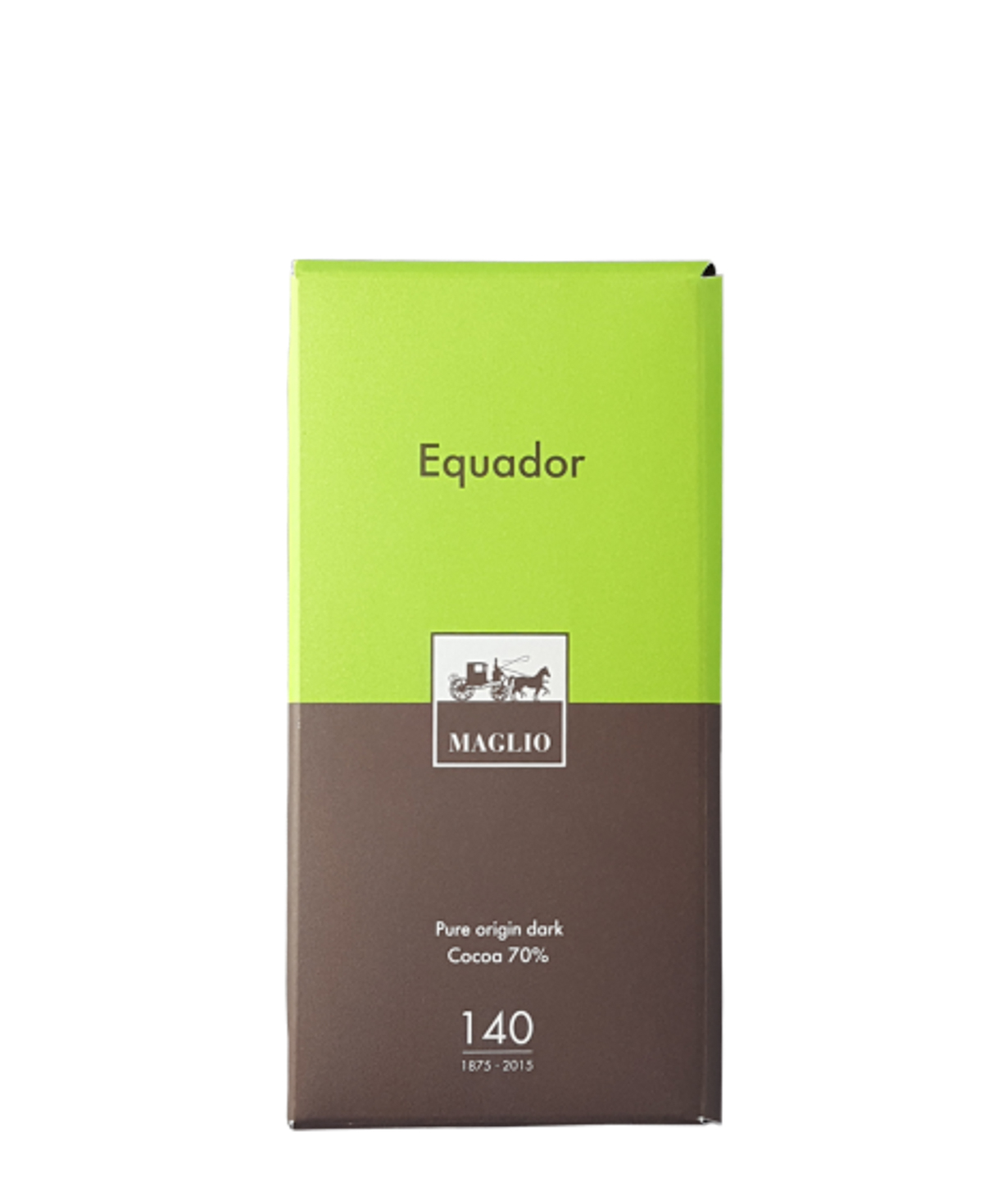 Chocolate bar `Maglio Equador 72%` dark 80g