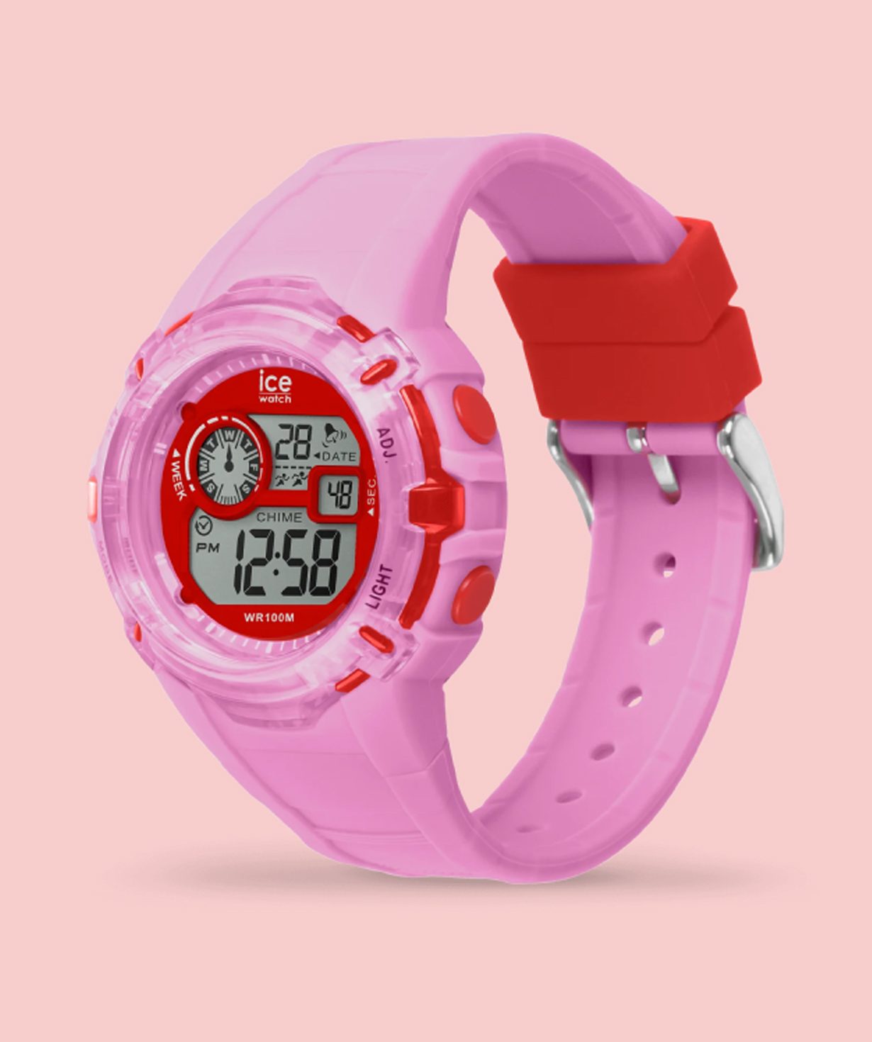 Children's watch «Ice-Watch» Ice Digit Explorer Lovely Pink / 023268