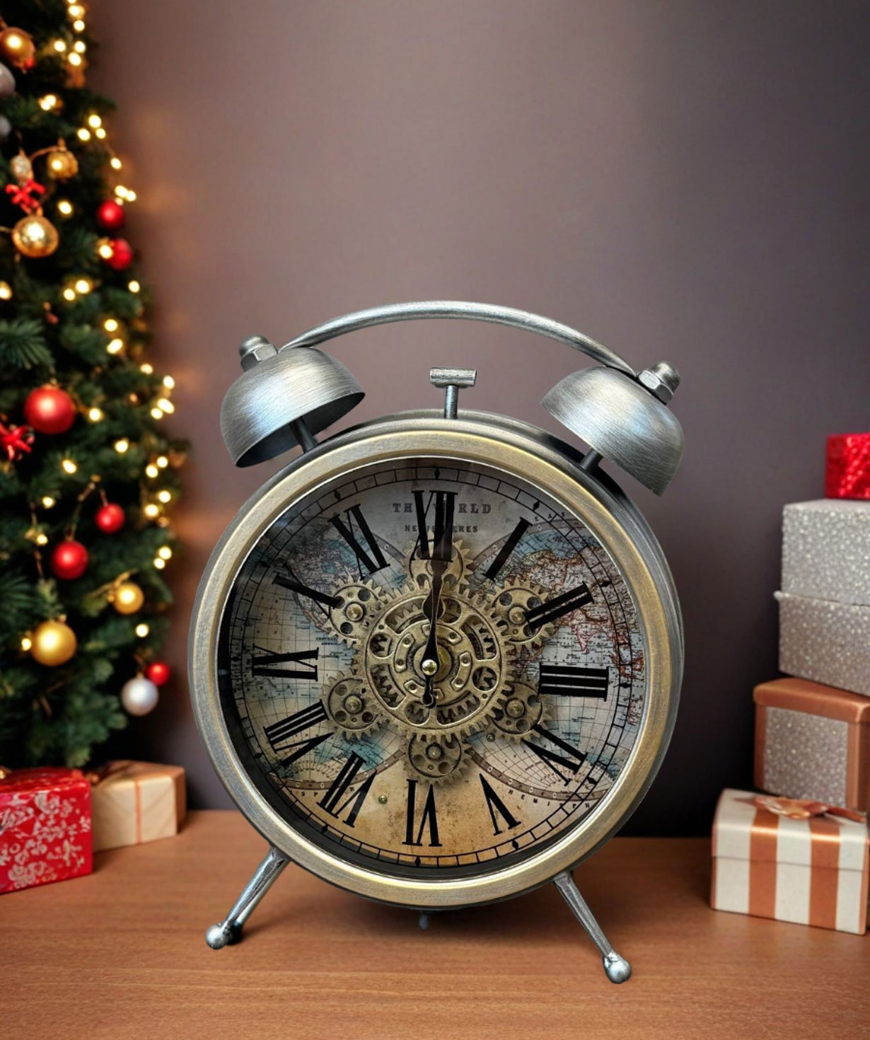 Clock «Moonlight» Moving Mechanism, silver