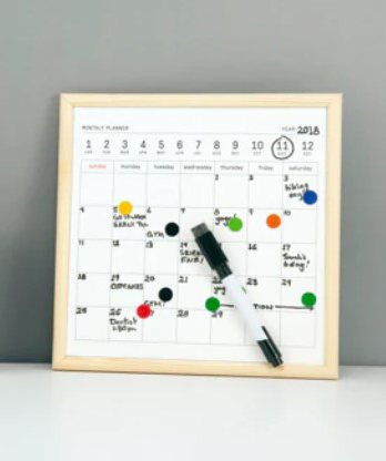 Calendar-whiteboard «Kikkerland» small