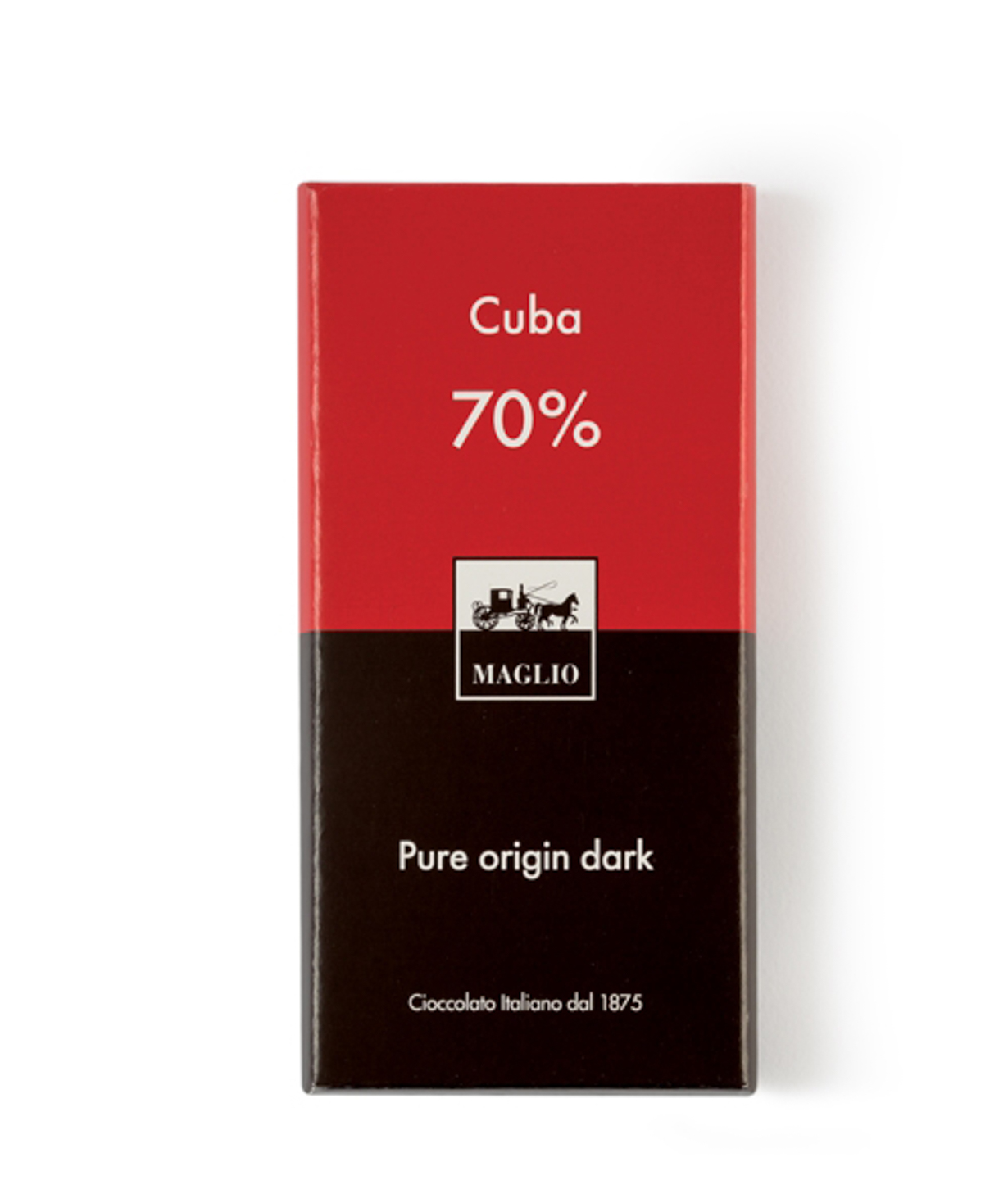 Шоколадная плитка `Maglio Cuba 70%` темная 80г