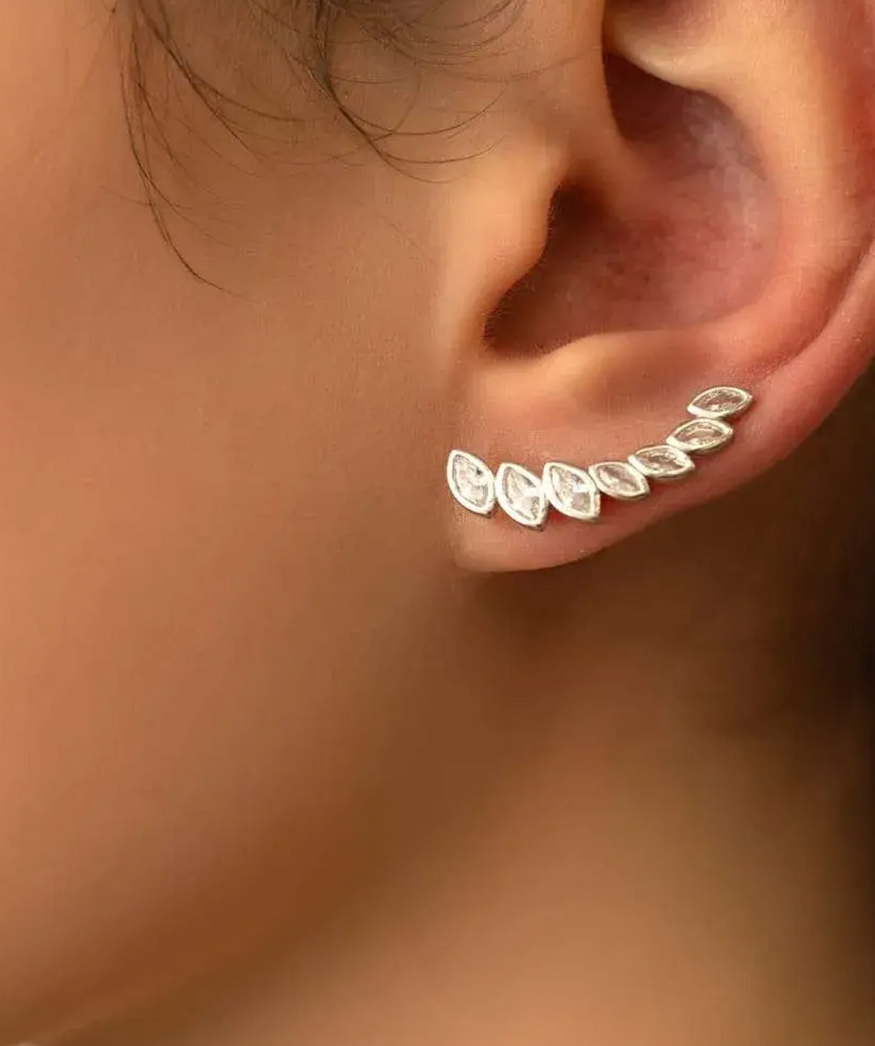 Արծաթյա ականջօղեր «SiaMoods» SE759B