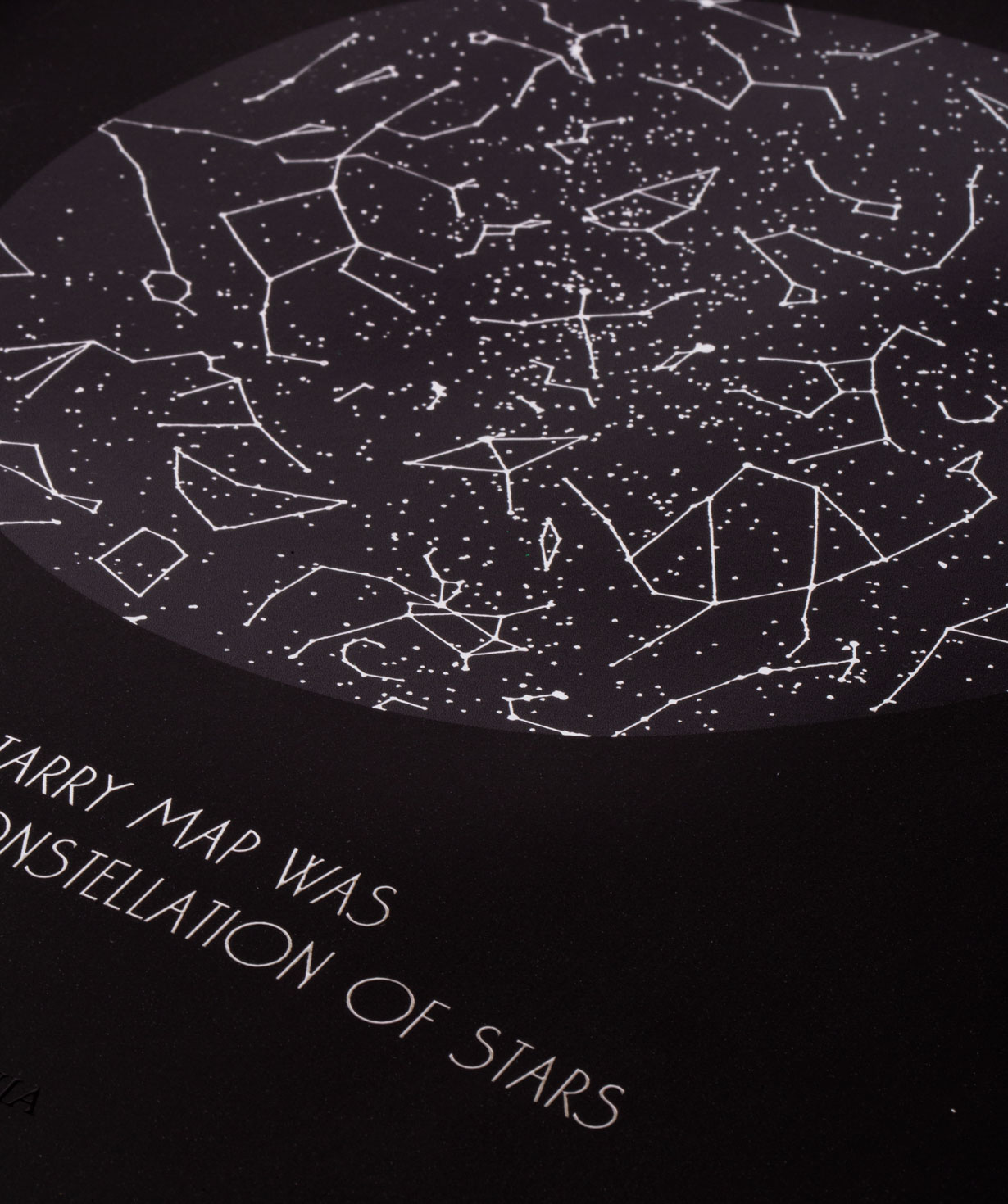 Individual starry map A3 Black Edition (Limited)